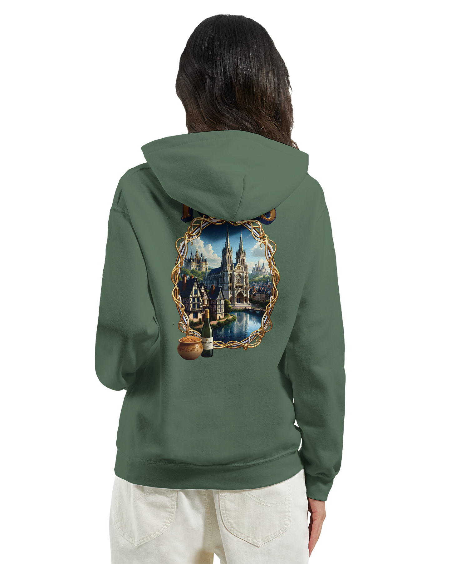 Unisex Tours city of France classic hoodie | Gildan® 18500