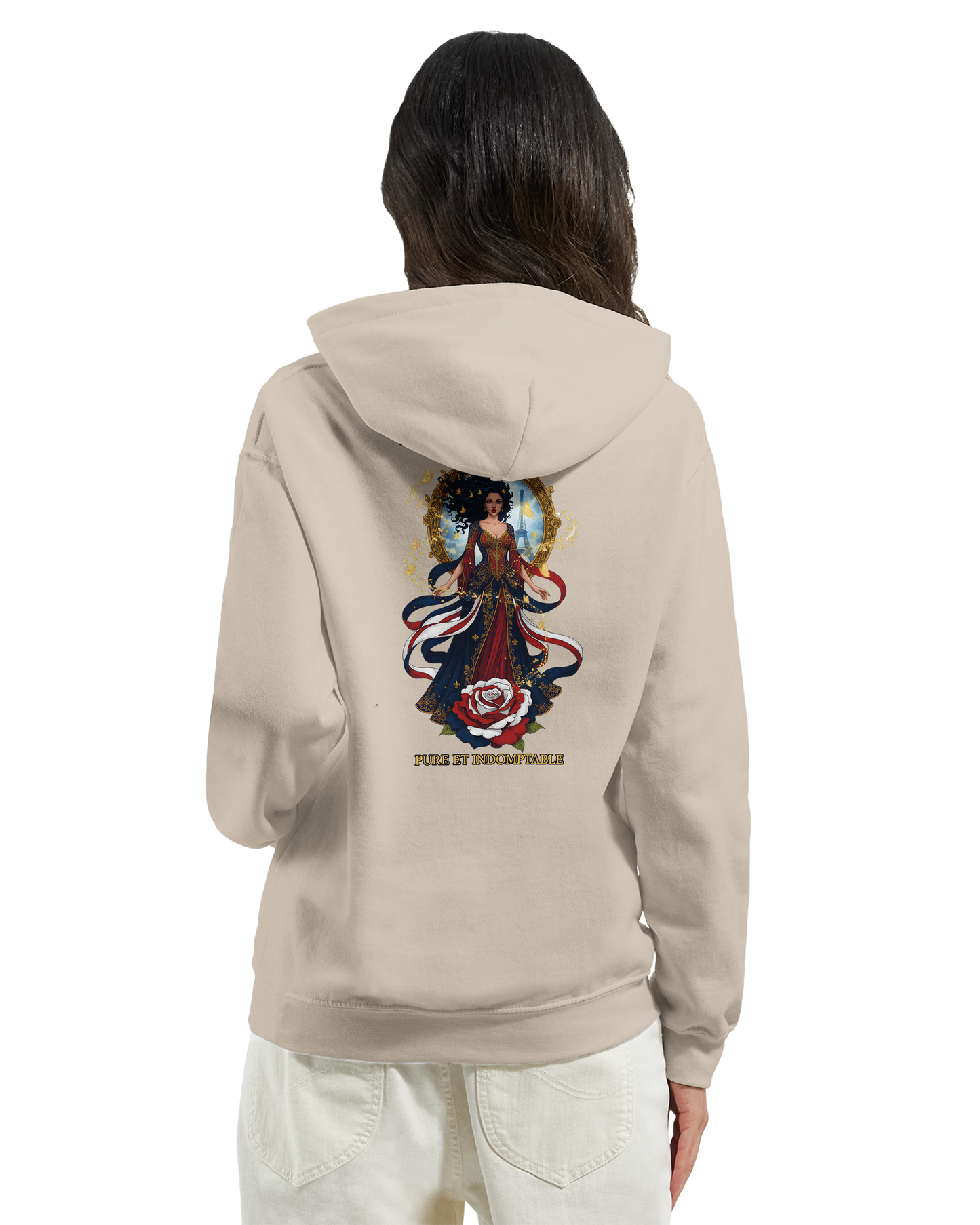 - Kapuzenpullover Damen French Style klassisch l'âme de France | Gildan® 18500