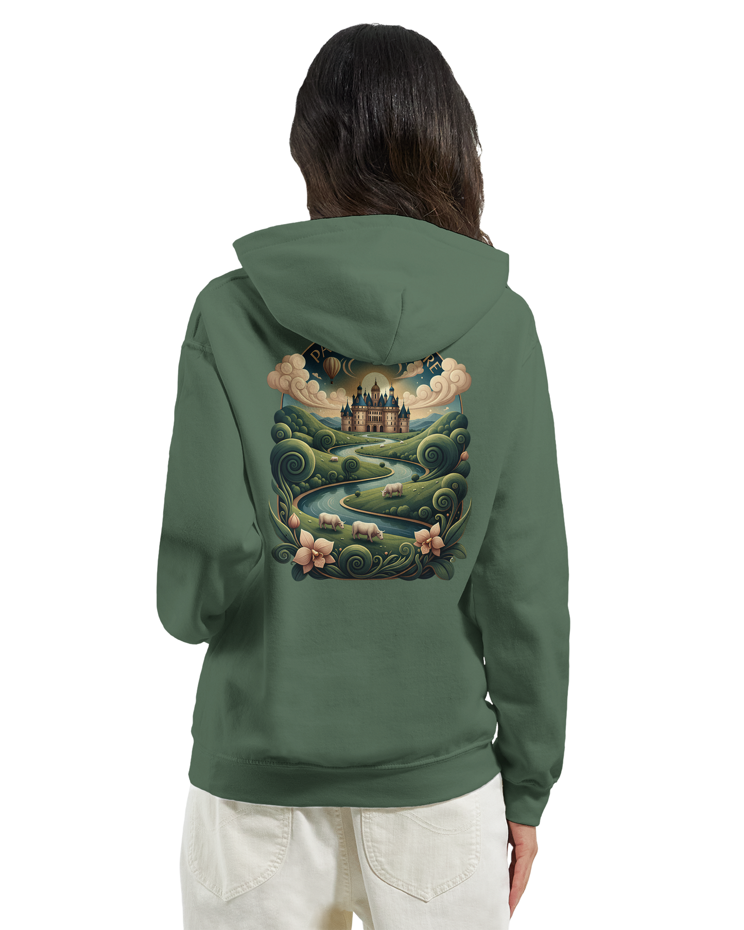 Klassischer Unisex-Kapuzenpullover Pays de la Loire | Gildan® 18500