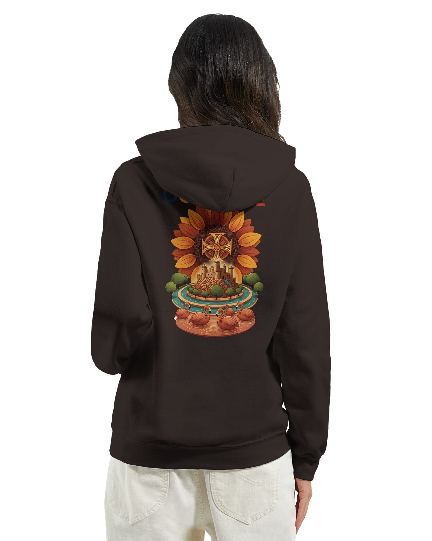 Klassischer Unisex-Kapuzenpullover Okzitanien | Gildan® 18500