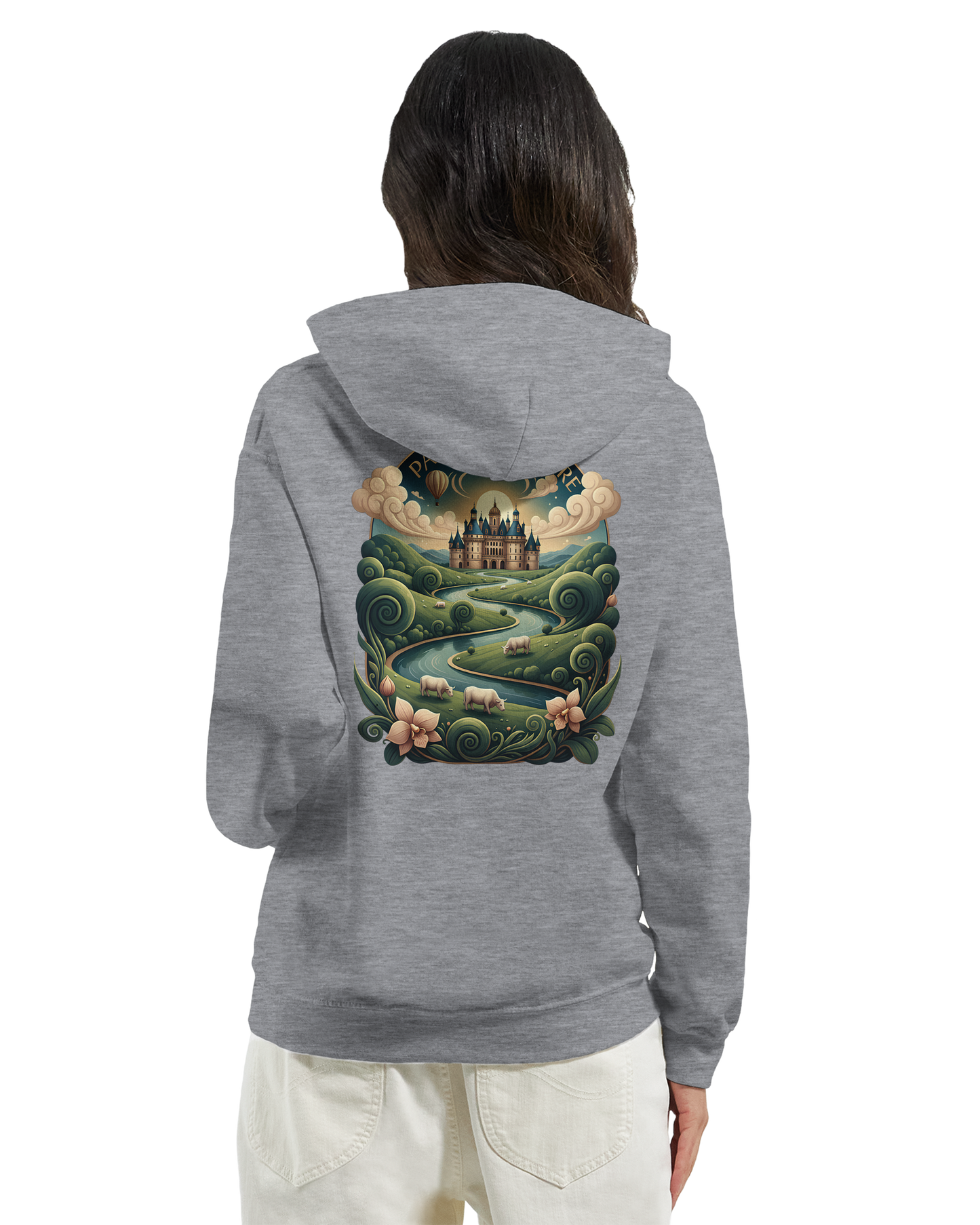 Klassischer Unisex-Kapuzenpullover Pays de la Loire | Gildan® 18500