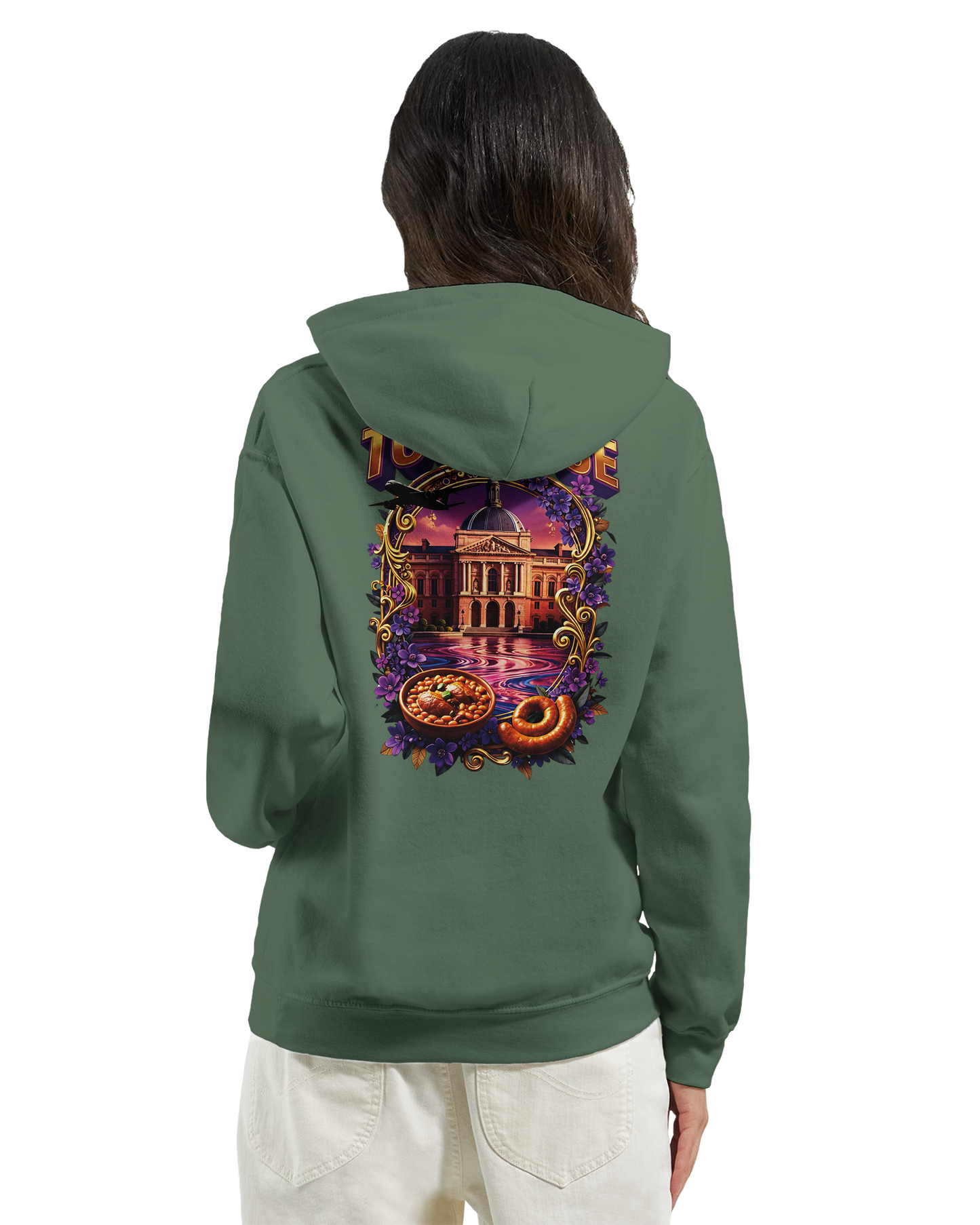 Unisex-Kapuzenpullover Toulouse Stadt Frankreich klassisch | Gildan® 18500