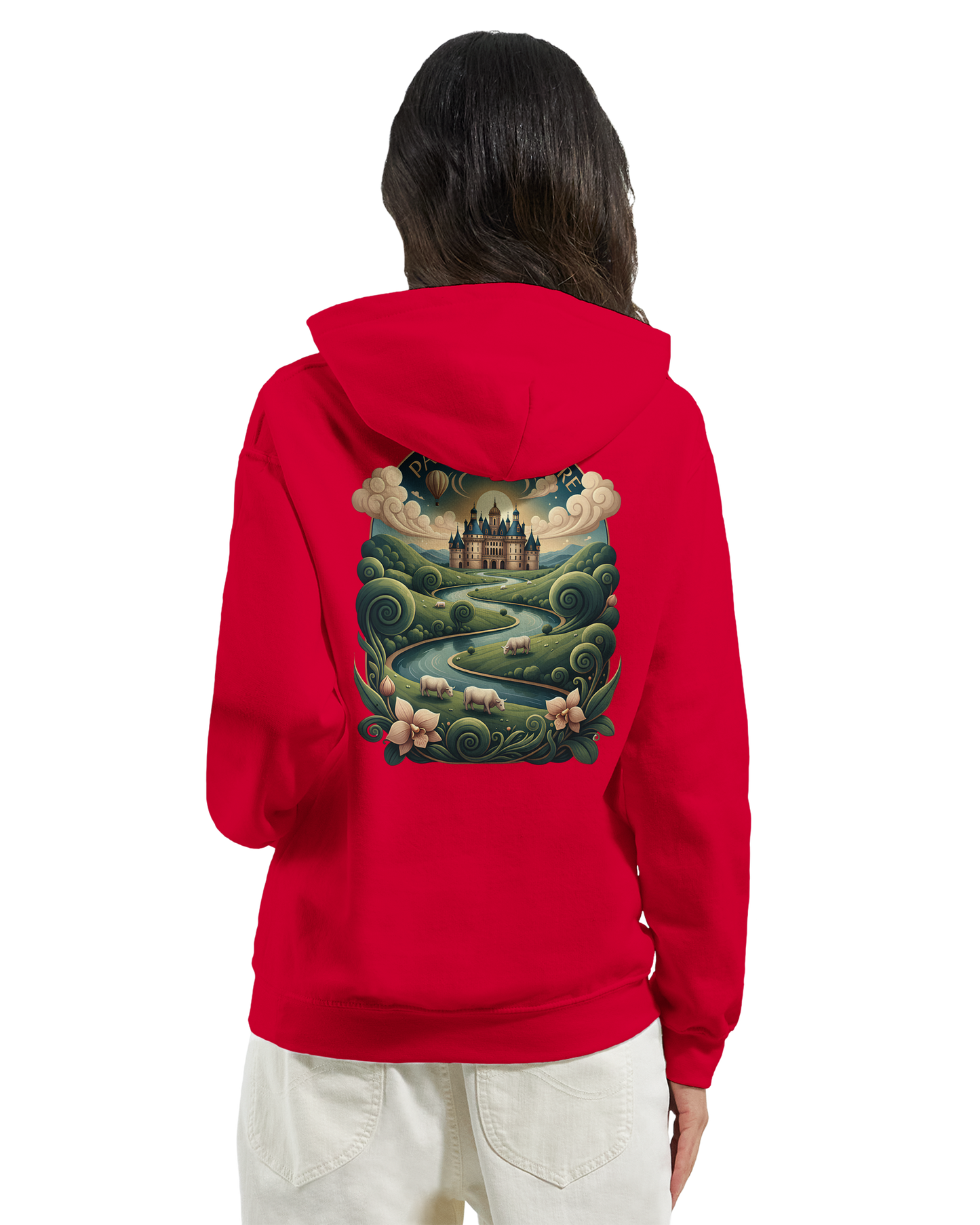 Klassischer Unisex-Kapuzenpullover Pays de la Loire | Gildan® 18500