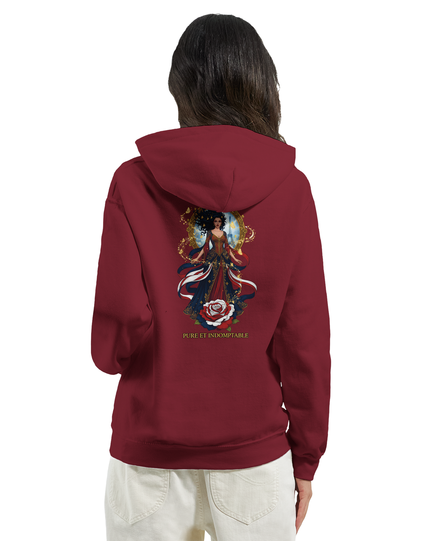 - Kapuzenpullover Damen French Style klassisch l'âme de France | Gildan® 18500