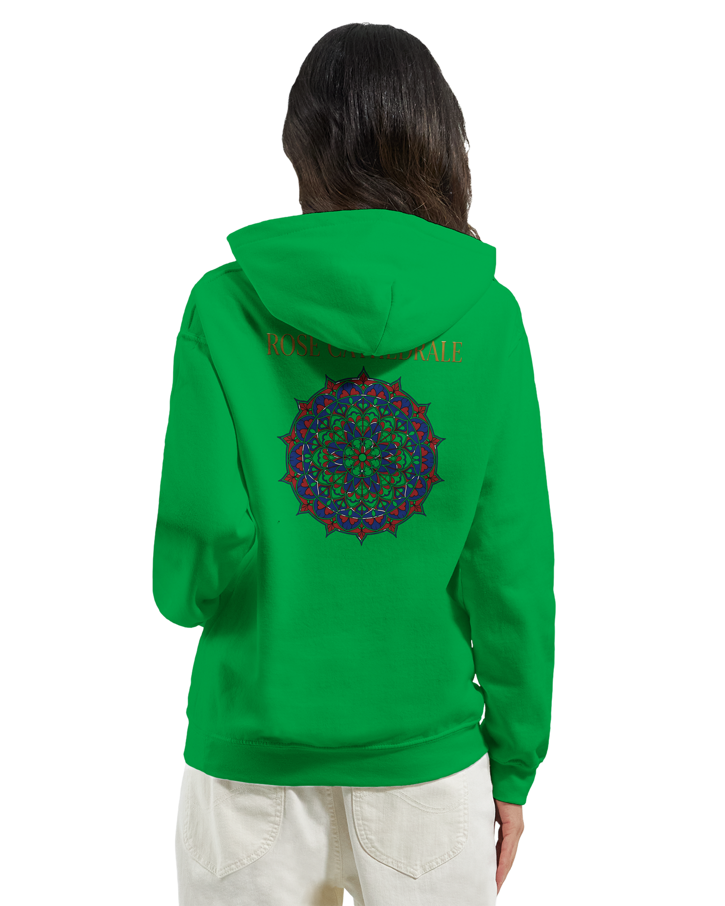 Rosa Kapuzenpullover für Damen Kathedrale Klassisch | Gildan® 18500
