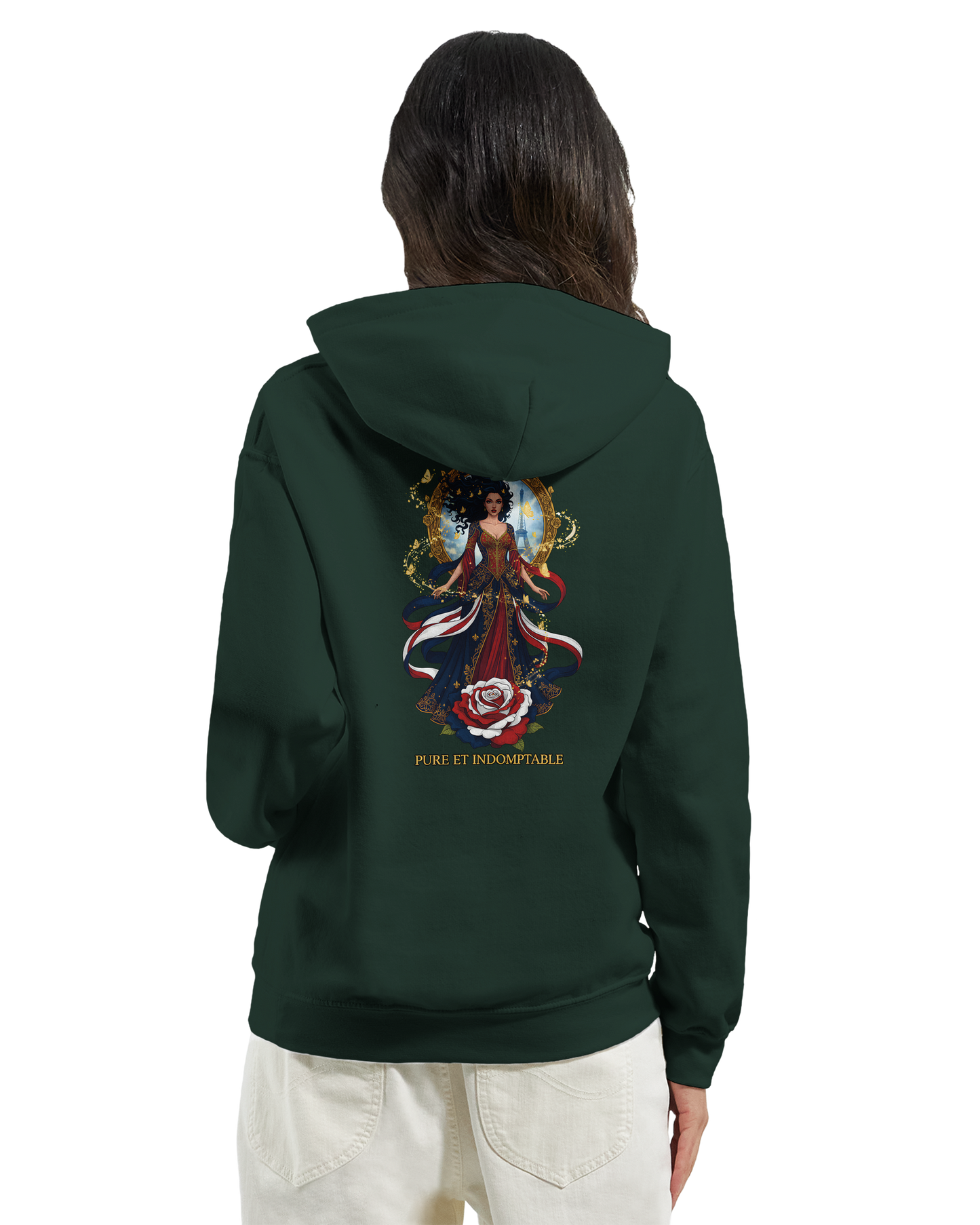 - Kapuzenpullover Damen French Style klassisch l'âme de France | Gildan® 18500