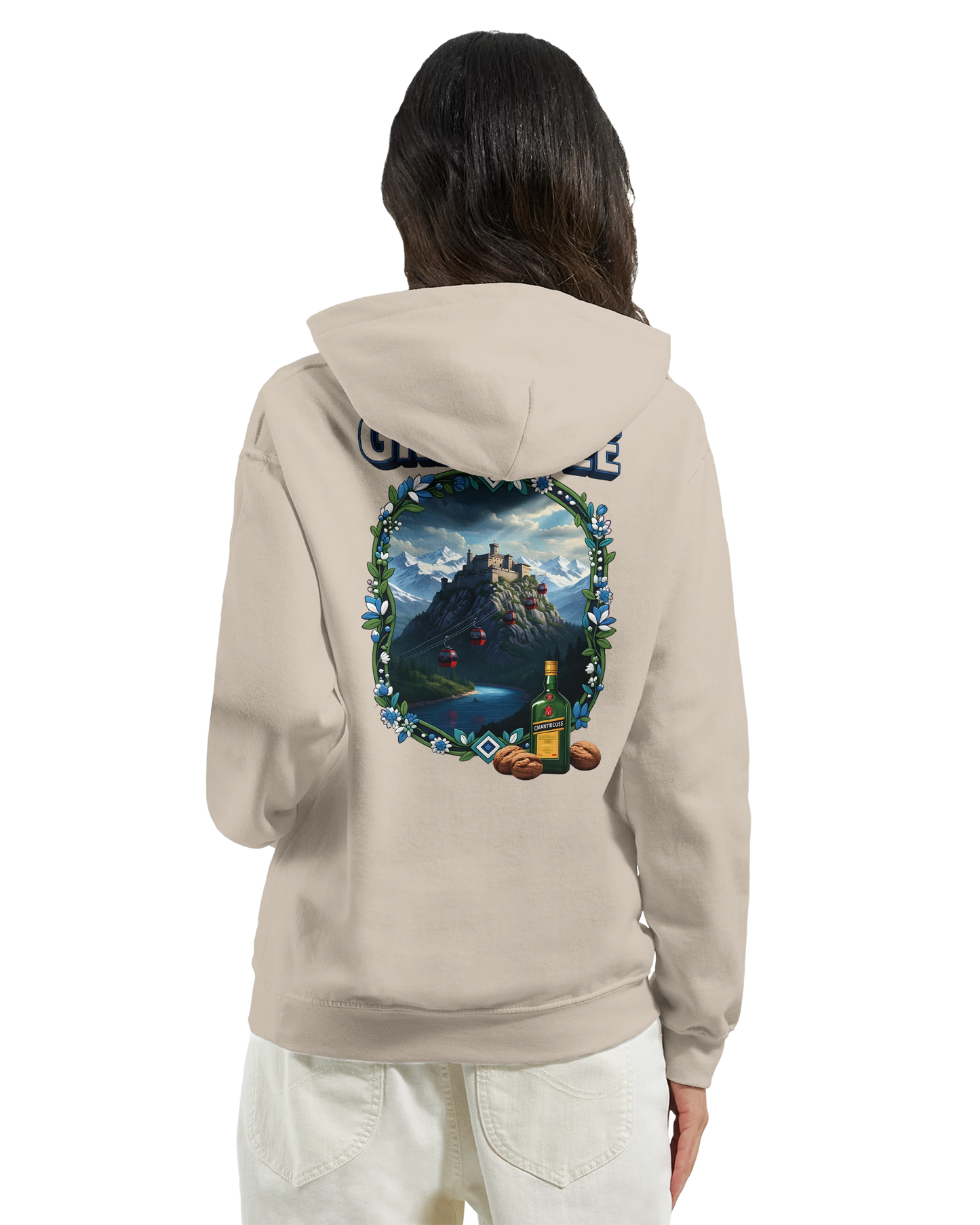 Kapuzenpullover Grenoble Stadt in Frankreich Unisex Classic | Gildan® 18500