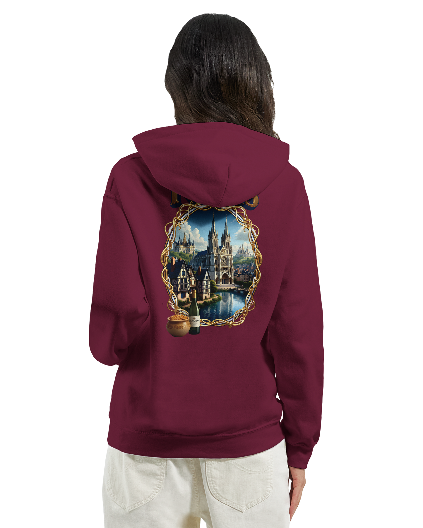 Unisex Tours city of France classic hoodie | Gildan® 18500