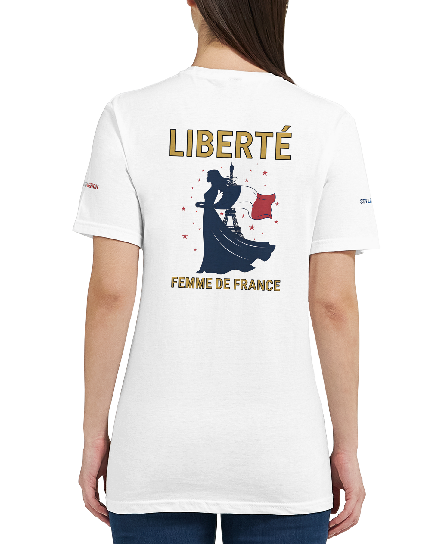 T-Shirt Freiheit Damen französischer Stil klassischer Rundhalsausschnitt | Gildan® 64000L