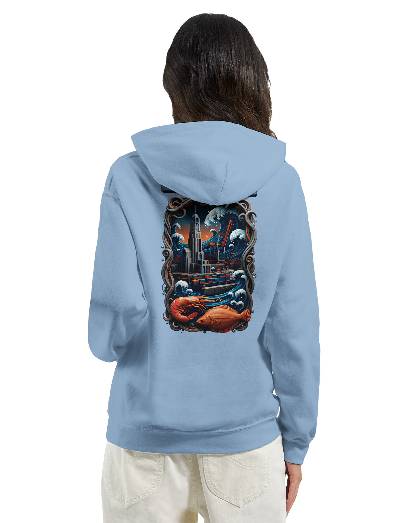 Sweat à capuche unisexe Le Havre