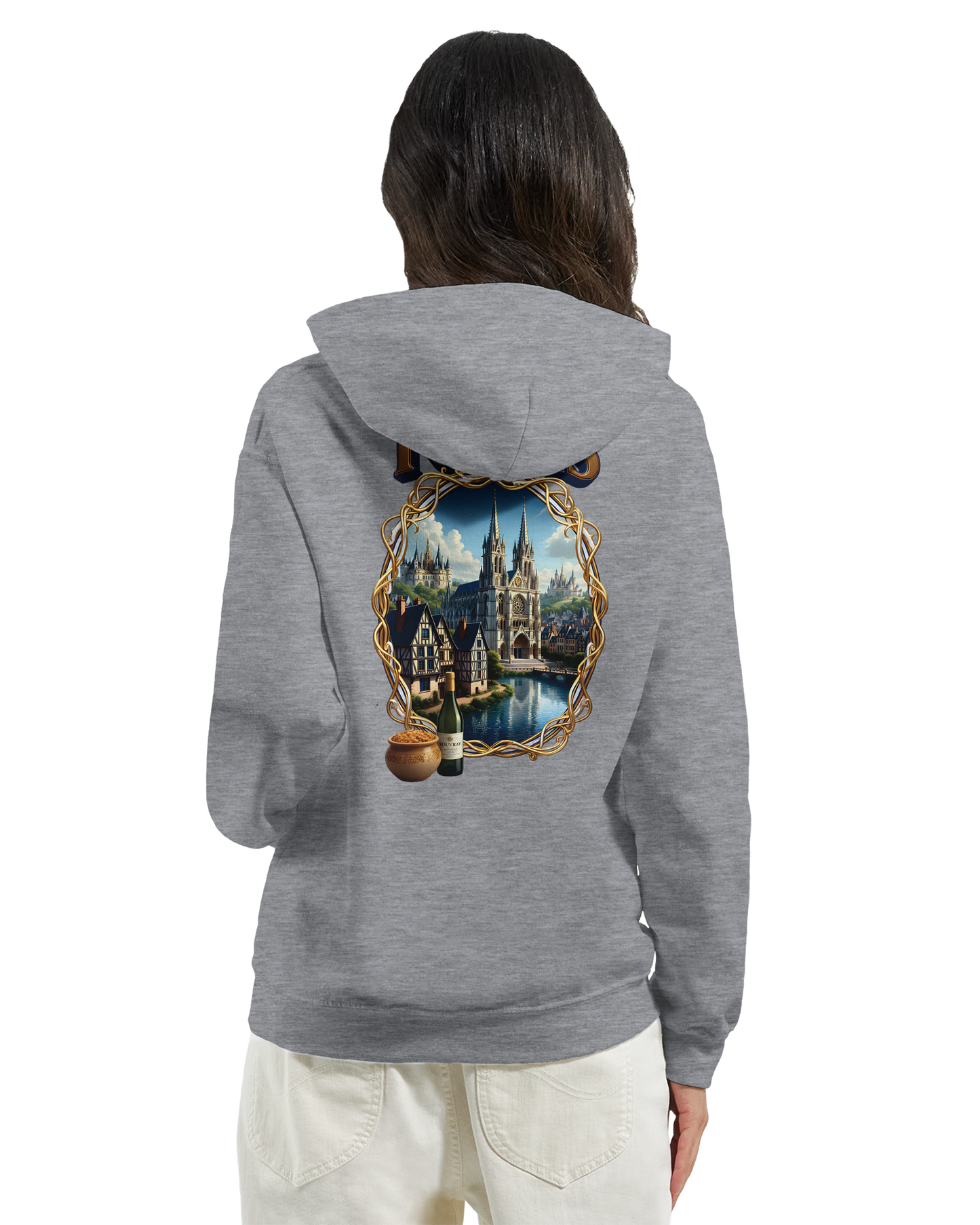 Unisex Tours city of France classic hoodie | Gildan® 18500
