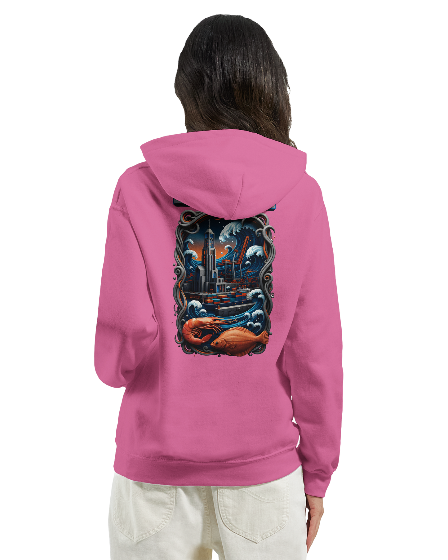 Sweat à capuche unisexe Le Havre