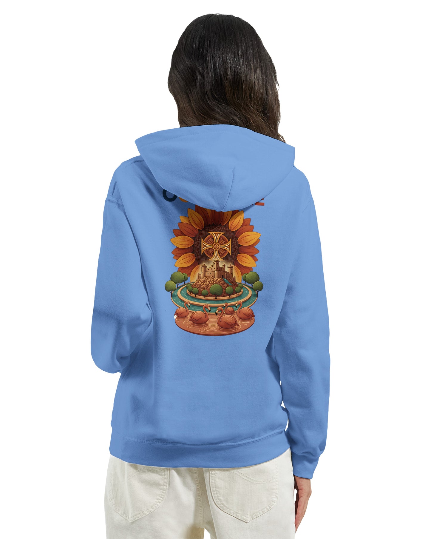 Klassischer Unisex-Kapuzenpullover Okzitanien | Gildan® 18500