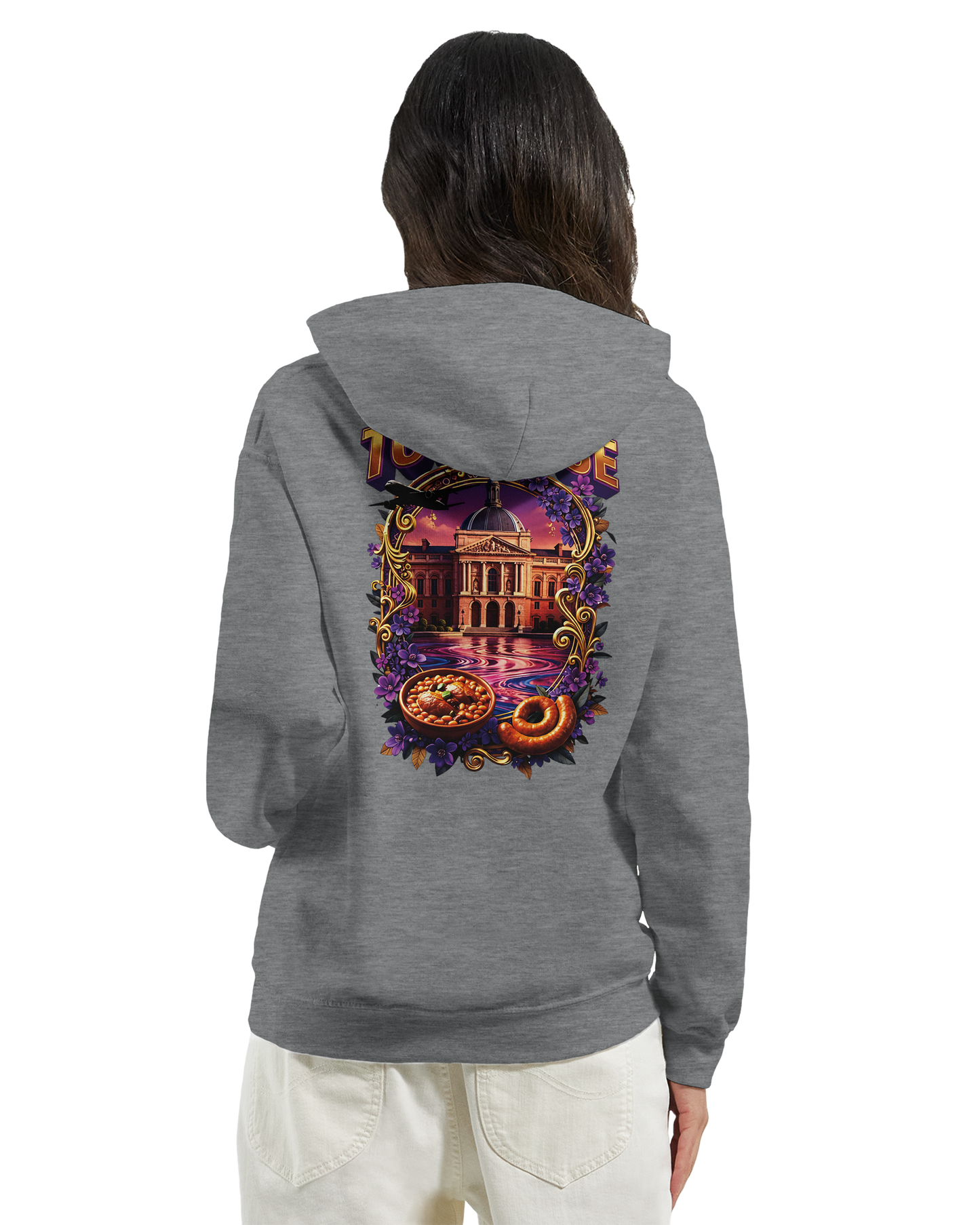 Unisex-Kapuzenpullover Toulouse Stadt Frankreich klassisch | Gildan® 18500