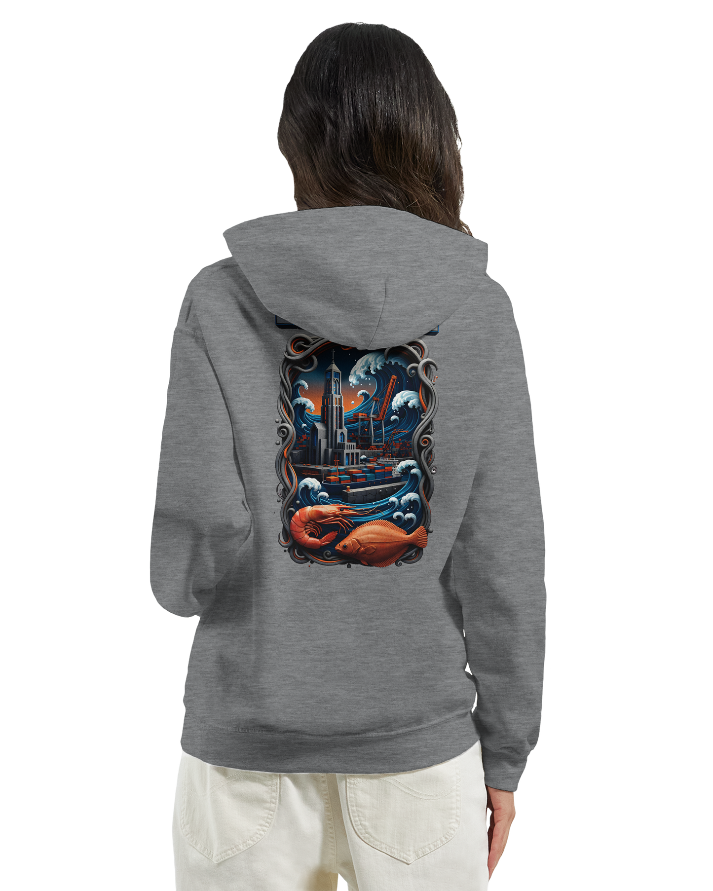 Sweat à capuche unisexe Le Havre