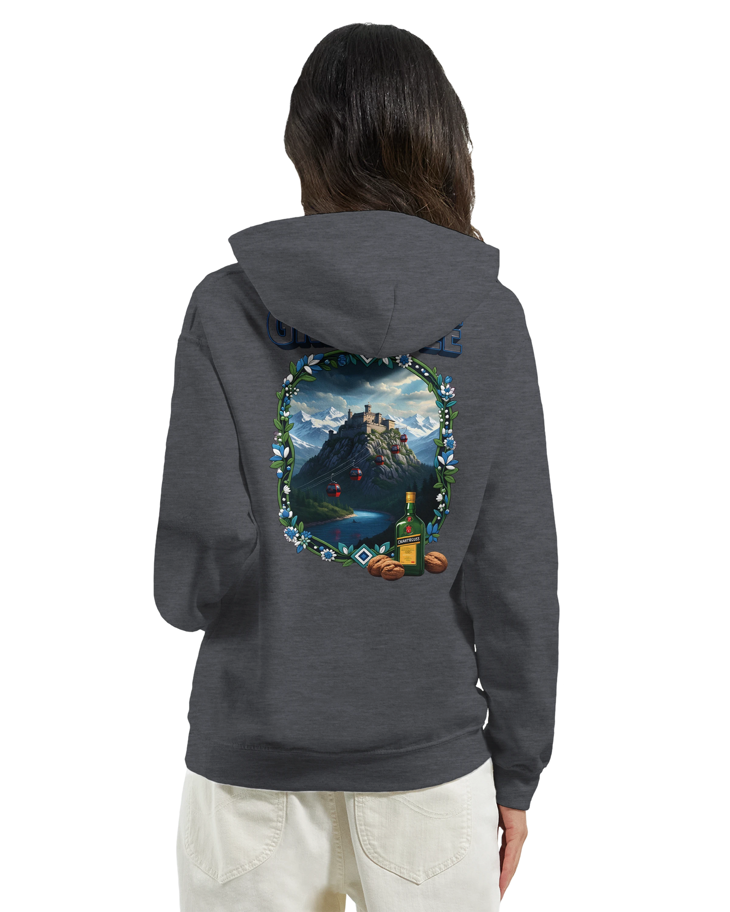 Kapuzenpullover Grenoble Stadt in Frankreich Unisex Classic | Gildan® 18500
