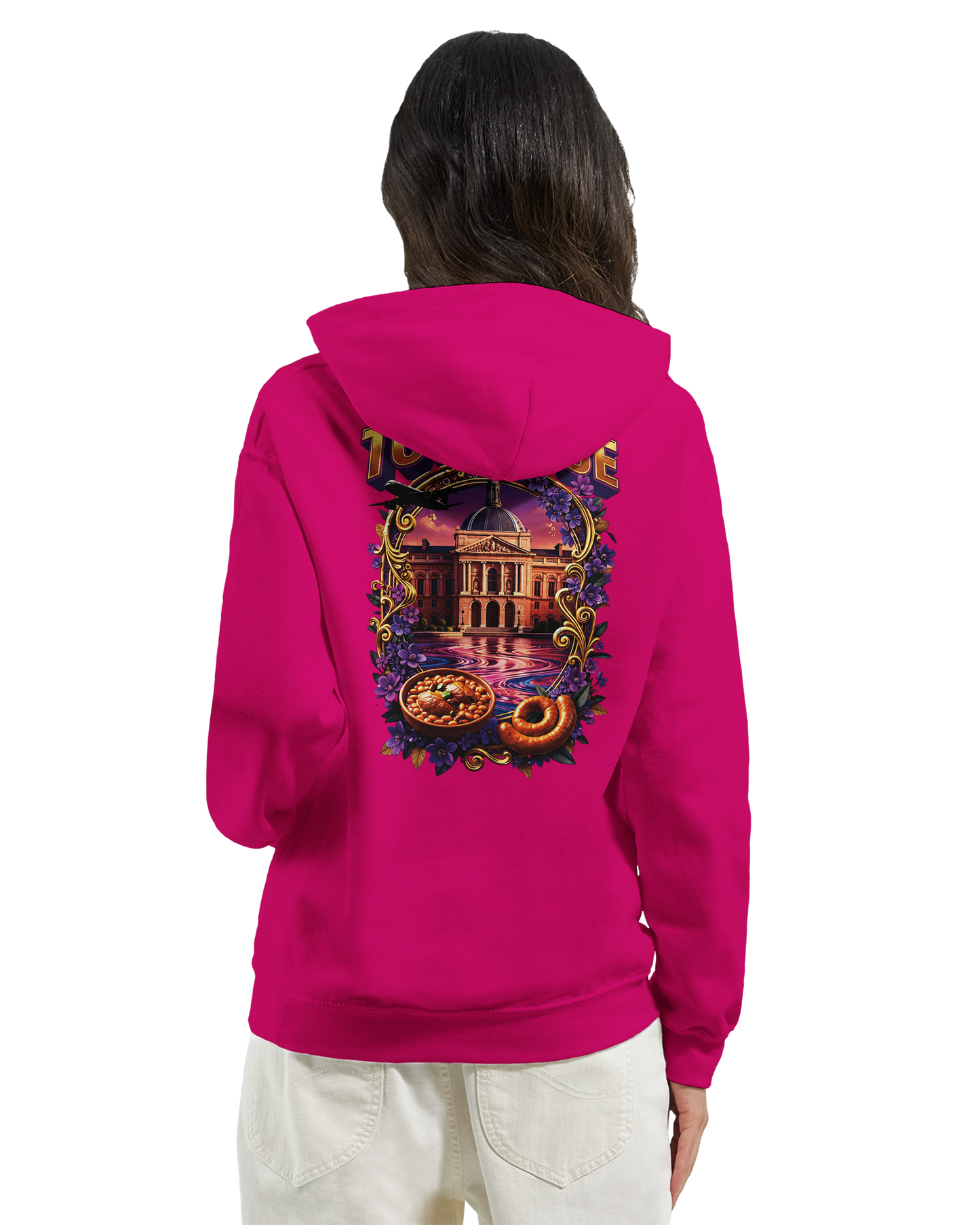 Unisex-Kapuzenpullover Toulouse Stadt Frankreich klassisch | Gildan® 18500