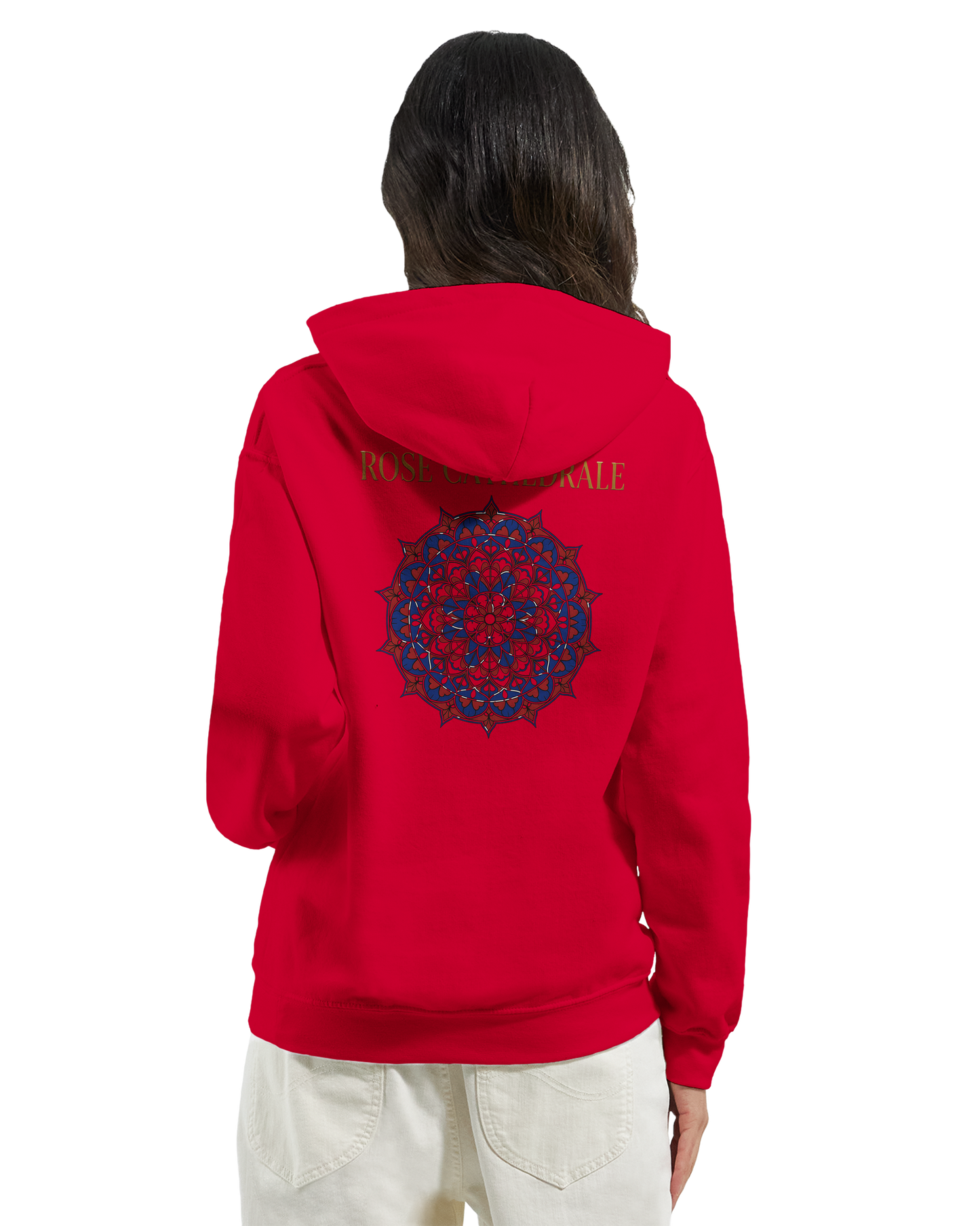 Rosa Kapuzenpullover für Damen Kathedrale Klassisch | Gildan® 18500