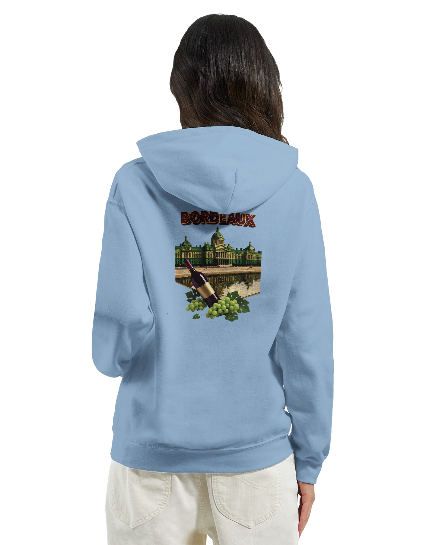 Unisex-Hoodie Bordeaux Stadt Frankreich klassisch | Gildan® 18500