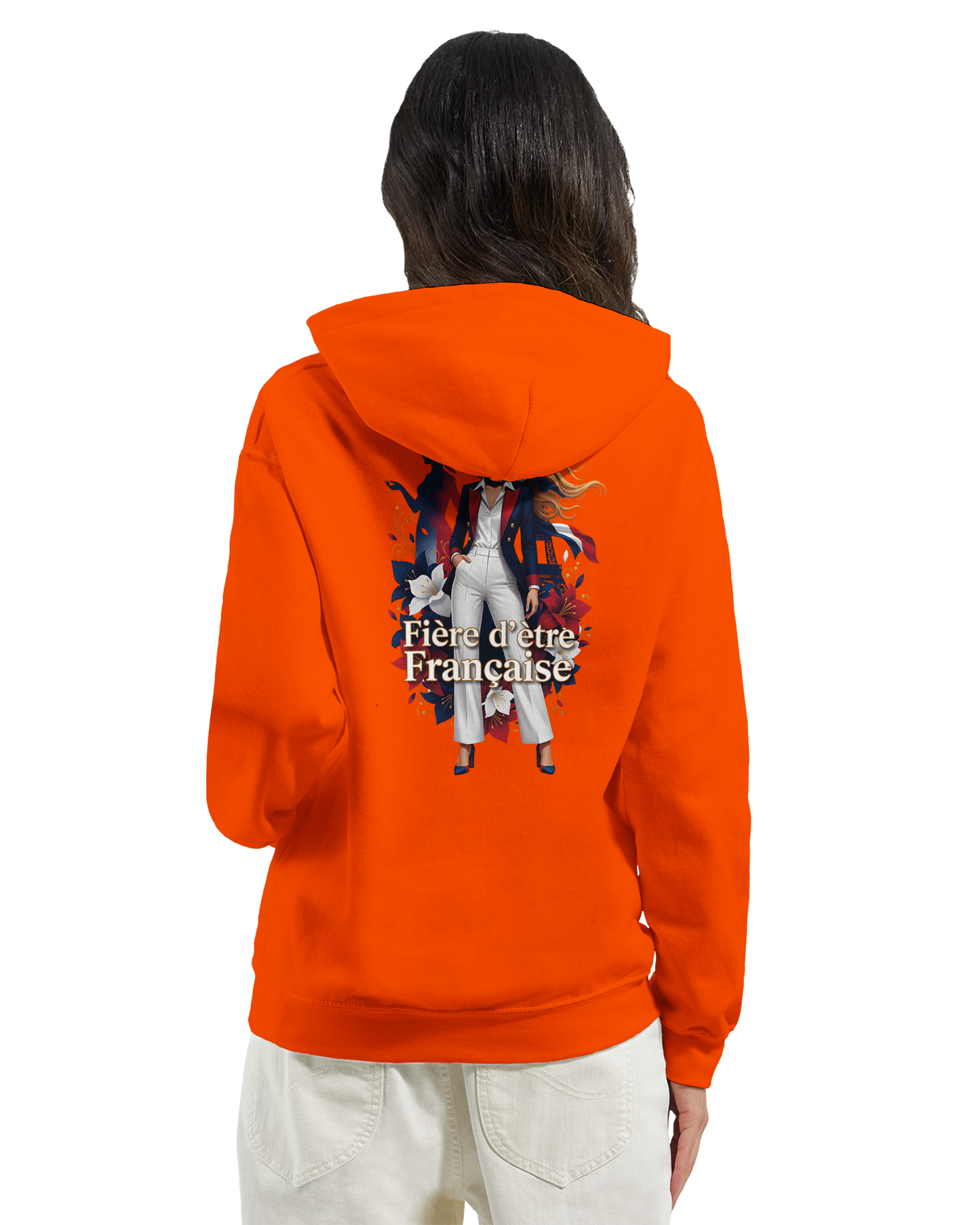 Sweat à capuche fière d'être française   – Doux, chaud et confortable pour l'hiver