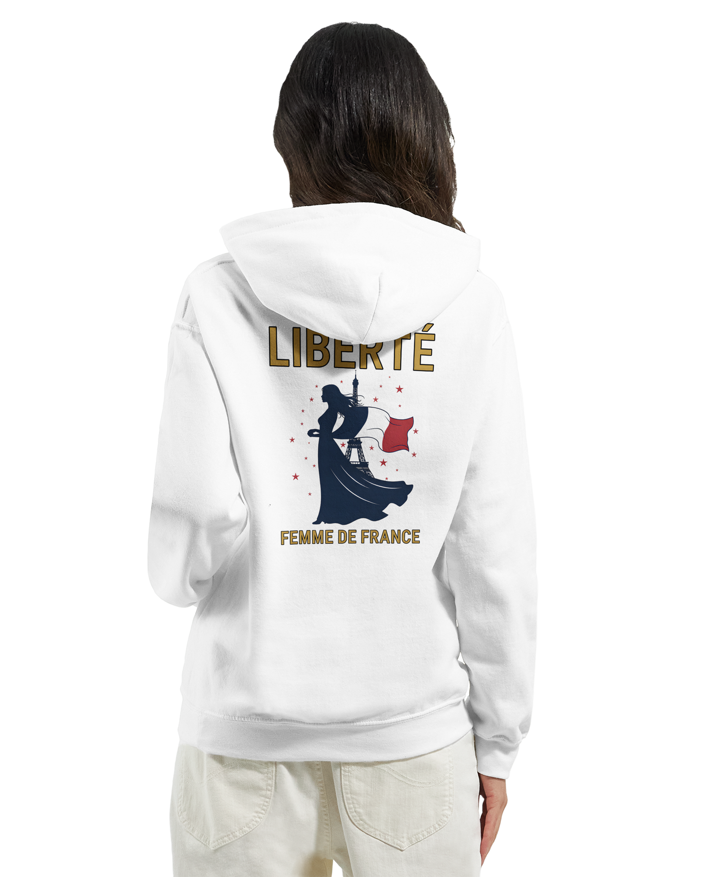 Kapuzenpullover Freiheit Damen French Classic Stil | Gildan® 18500