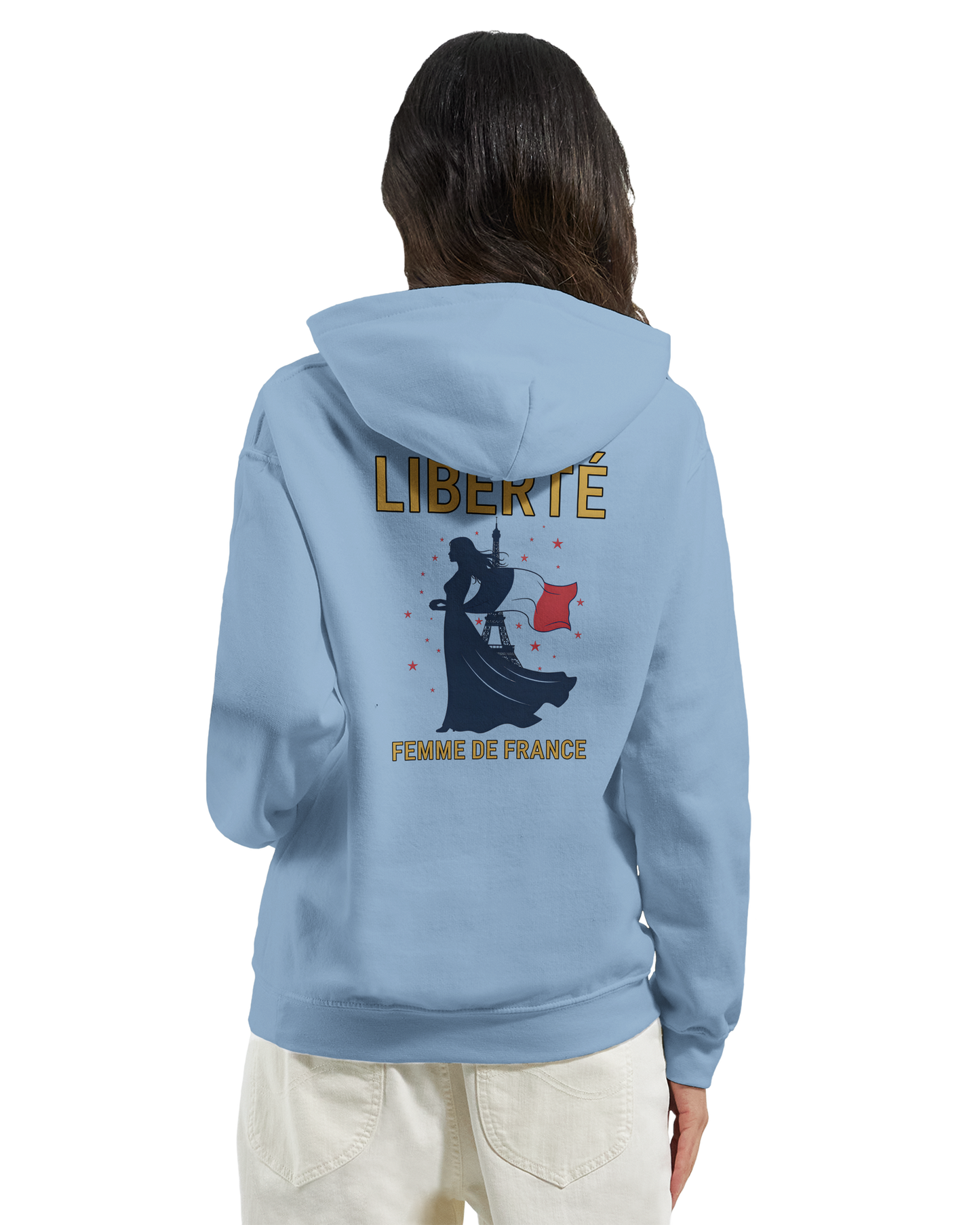 Kapuzenpullover Freiheit Damen French Classic Stil | Gildan® 18500