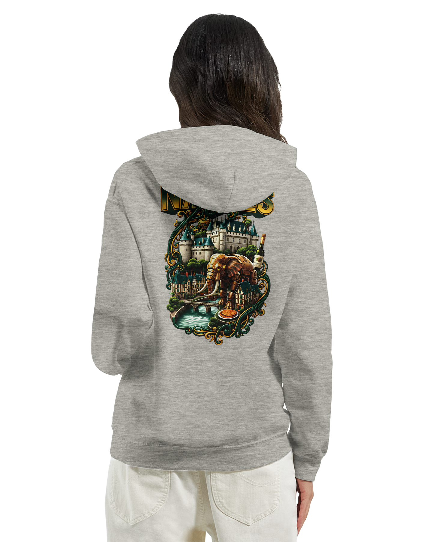 Unisex-Kapuzenpullover Nantes Stadt Frankreich klassisch | Gildan® 18500