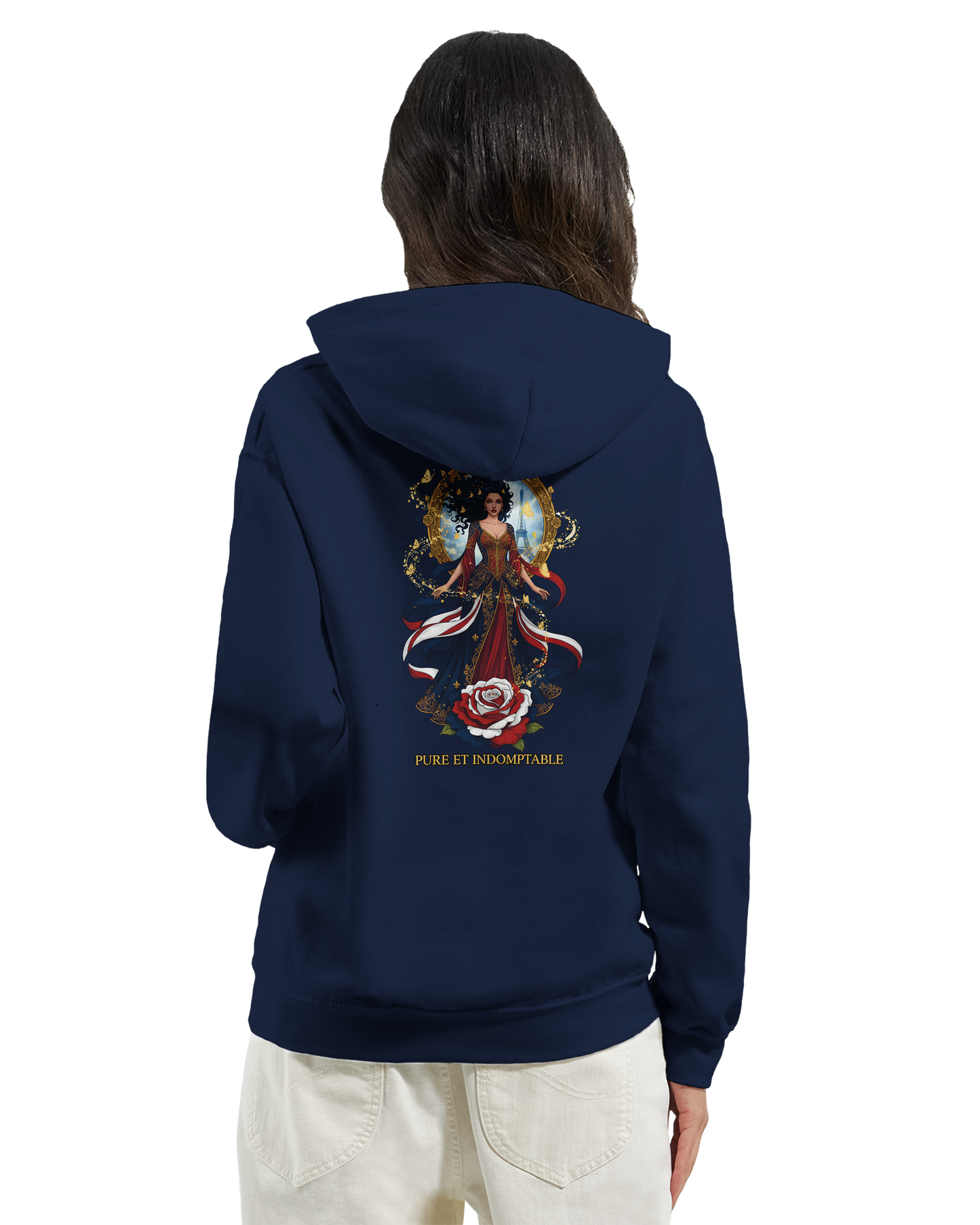 - Kapuzenpullover Damen French Style klassisch l'âme de France | Gildan® 18500