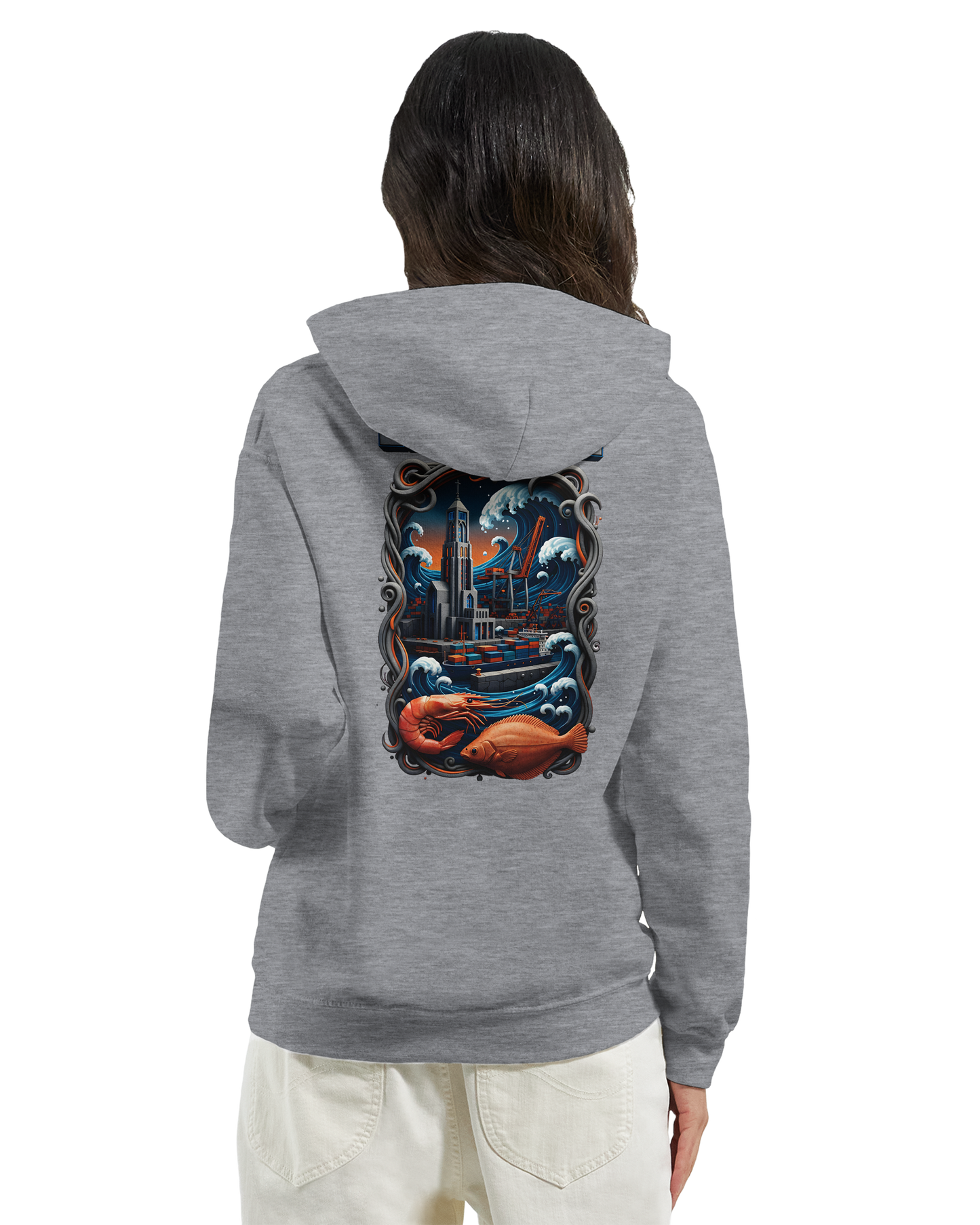 Sweat à capuche unisexe Le Havre