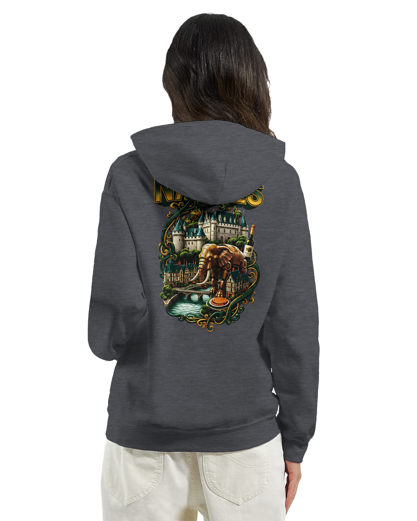 Unisex-Kapuzenpullover Nantes Stadt Frankreich klassisch | Gildan® 18500