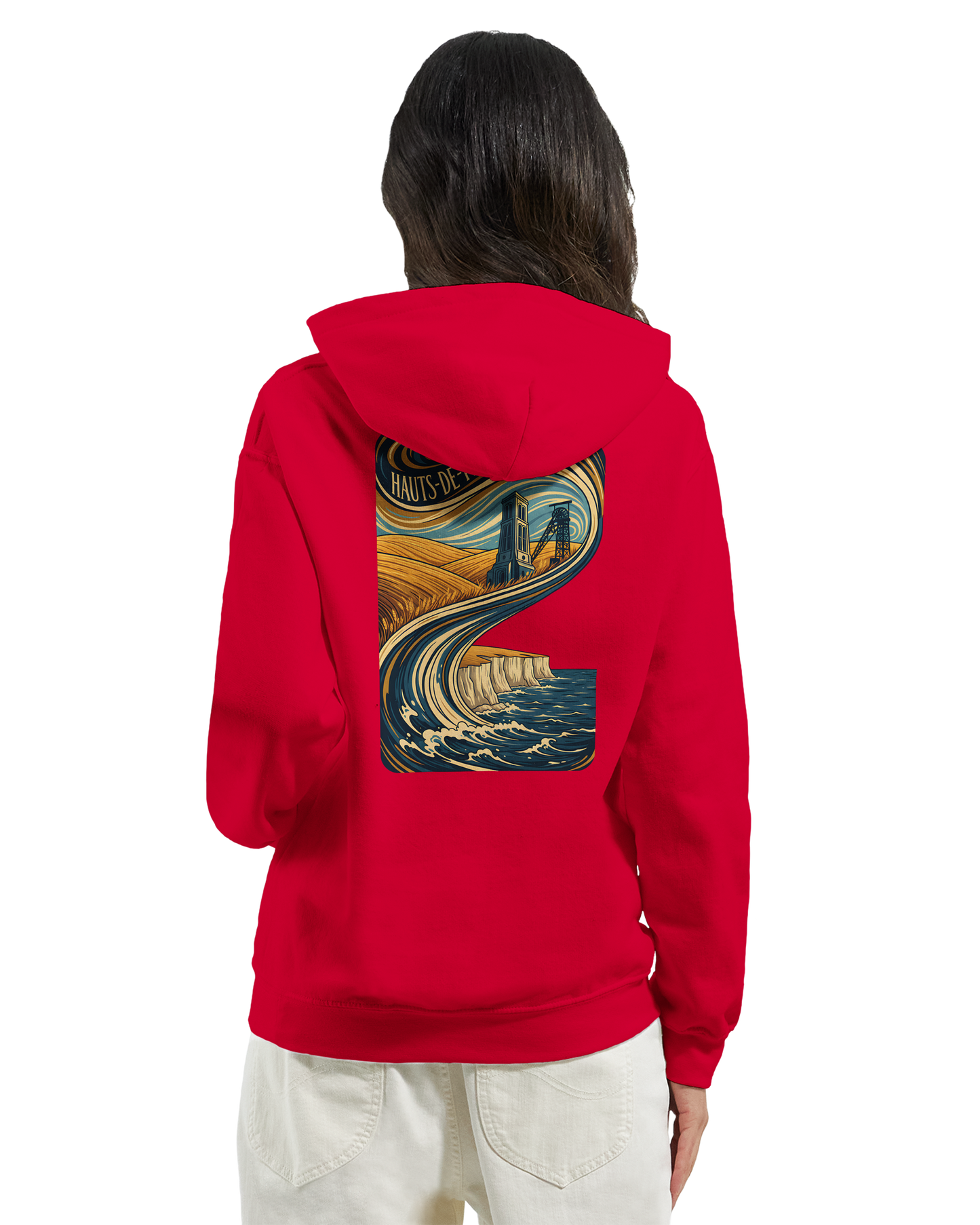 Klassischer Unisex-Hoodie von Top de France | Gildan® 18500