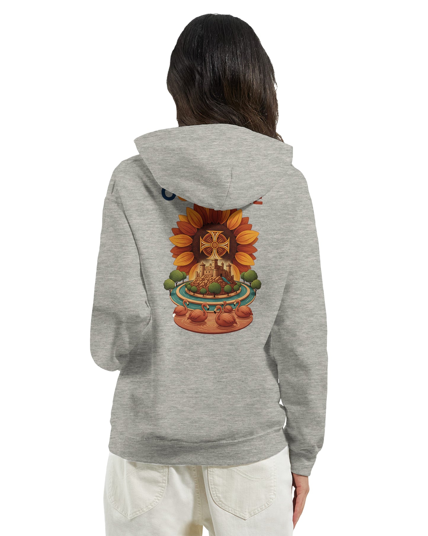 Klassischer Unisex-Kapuzenpullover Okzitanien | Gildan® 18500