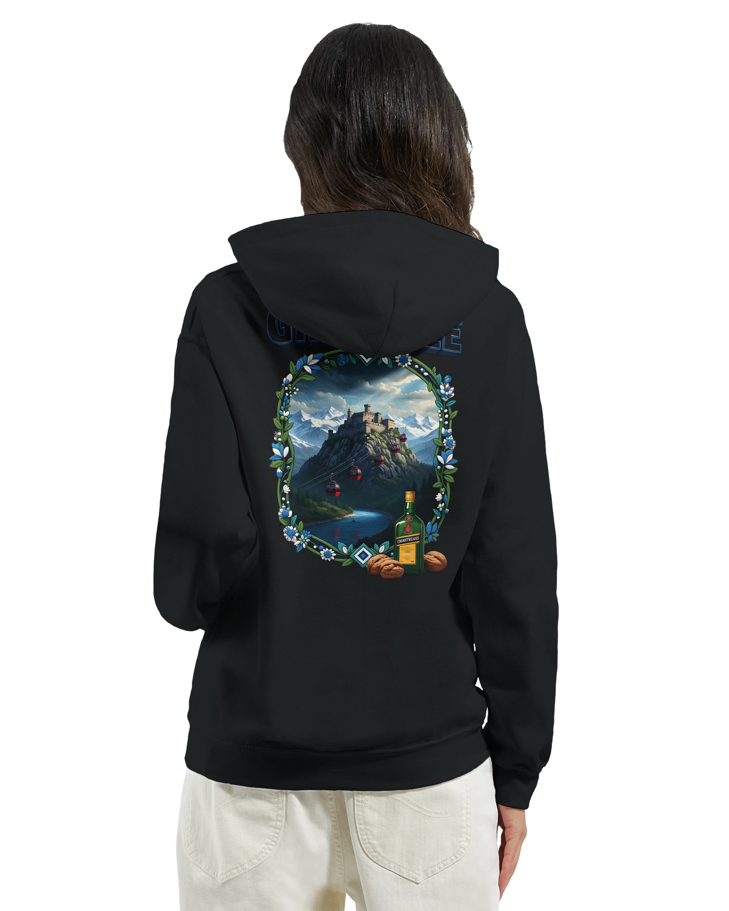 Kapuzenpullover Grenoble Stadt in Frankreich Unisex Classic | Gildan® 18500