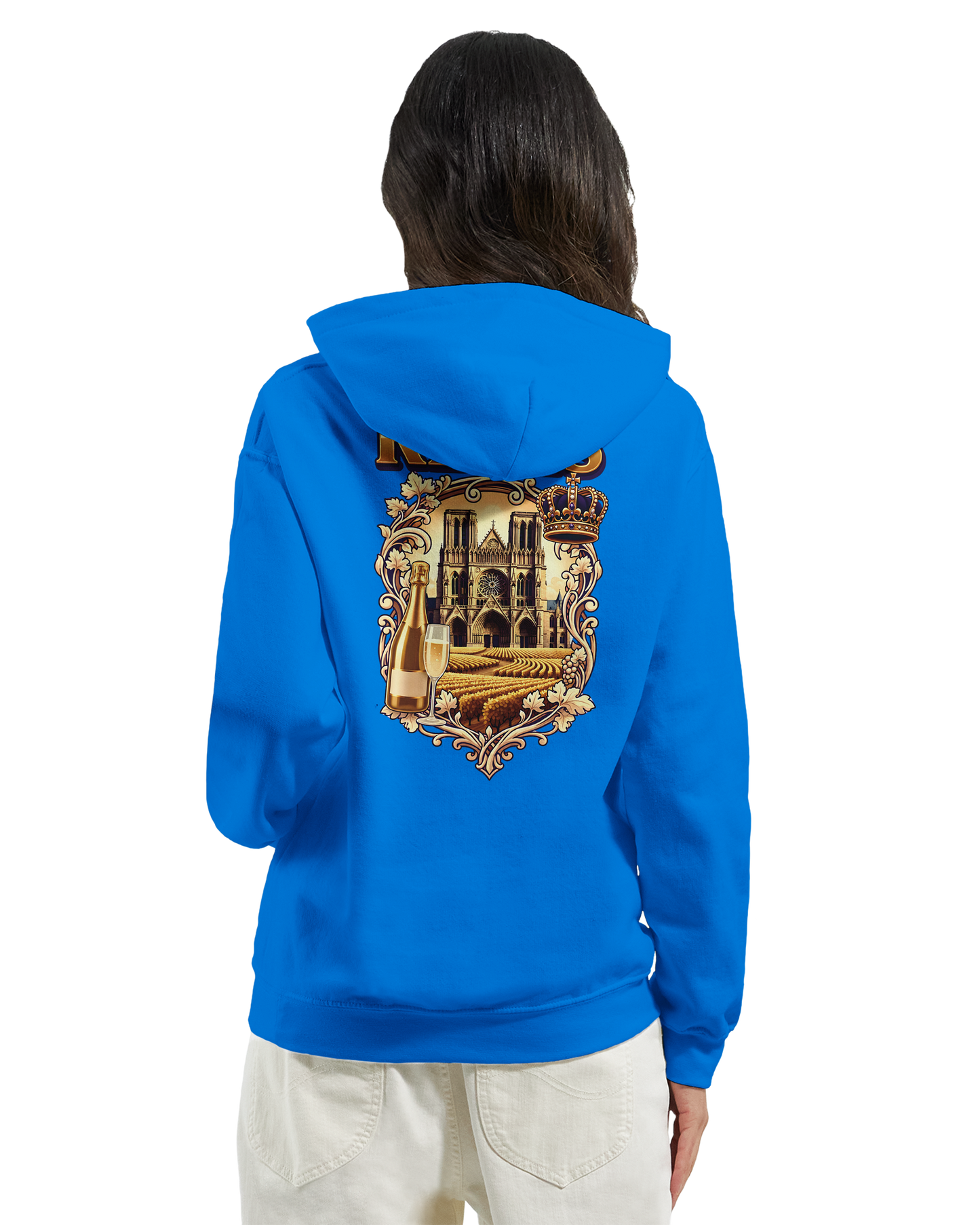 Sweat à capuche Reims – Hoodie unisexe classique style ville de France