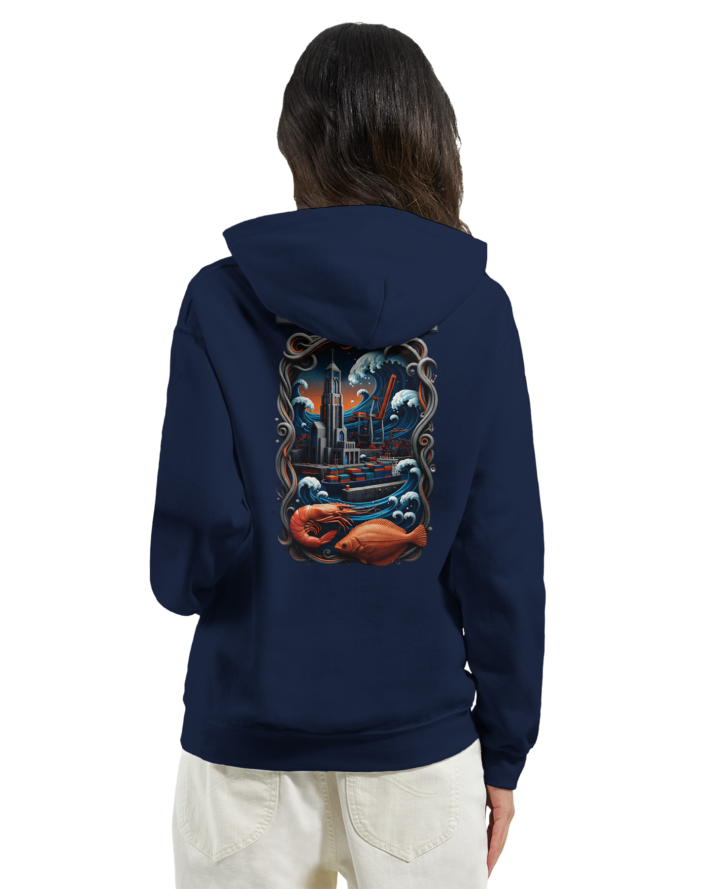 Sweat à capuche unisexe Le Havre