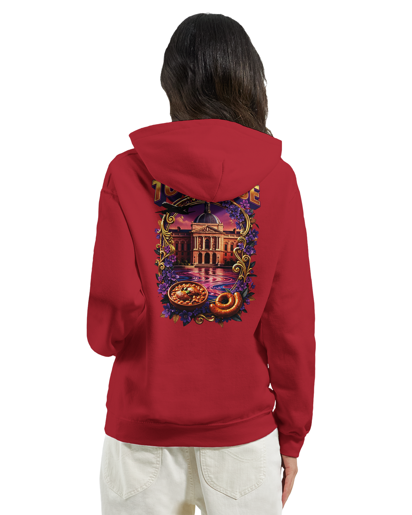 Unisex-Kapuzenpullover Toulouse Stadt Frankreich klassisch | Gildan® 18500