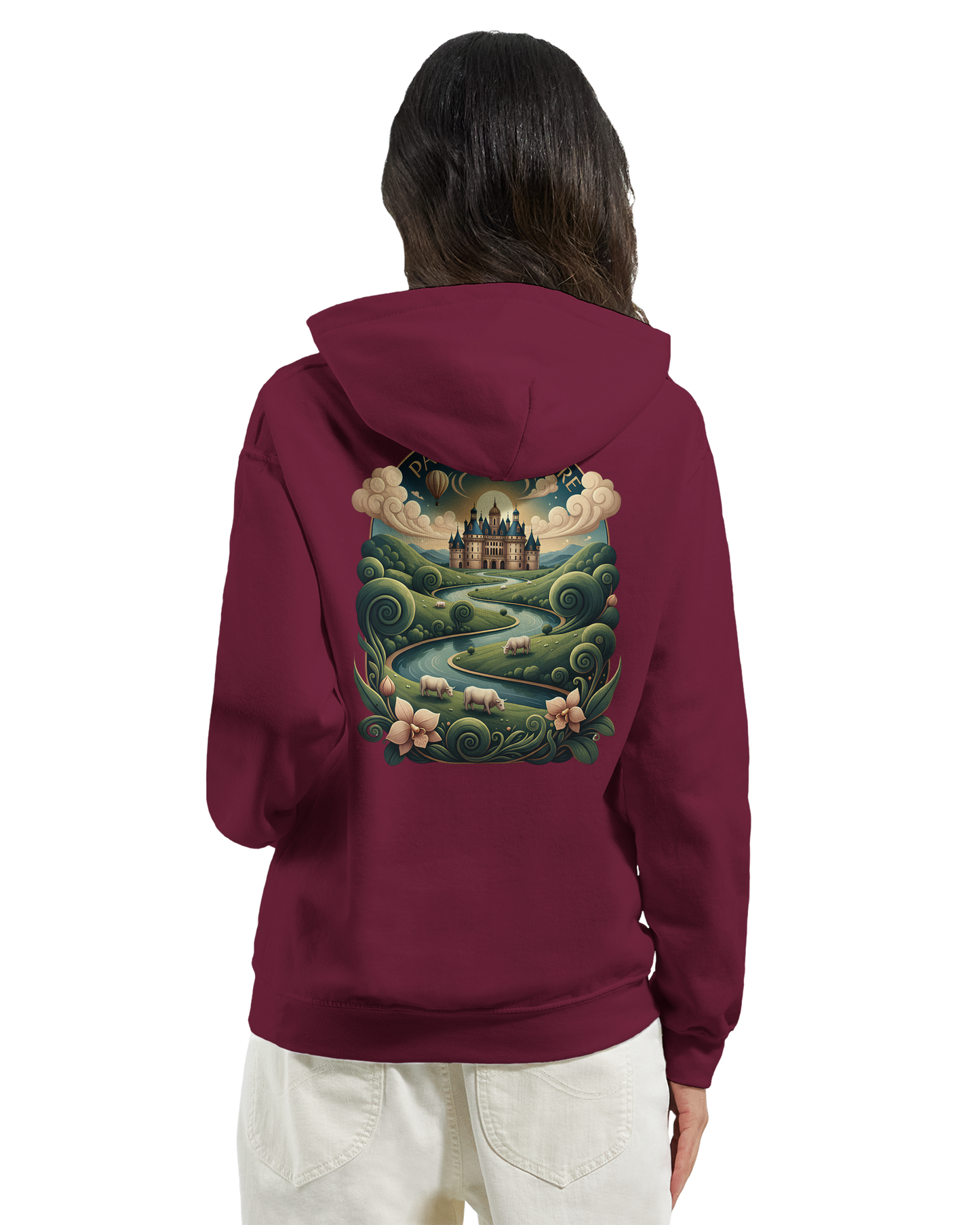 Klassischer Unisex-Kapuzenpullover Pays de la Loire | Gildan® 18500