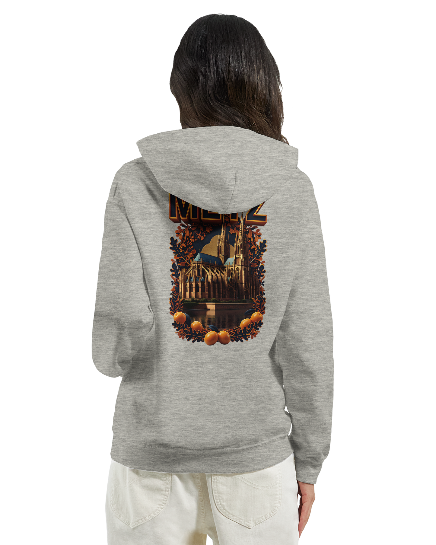 Unisex-Hoodie Metz Stadt Frankreich klassisch | Gildan® 18500