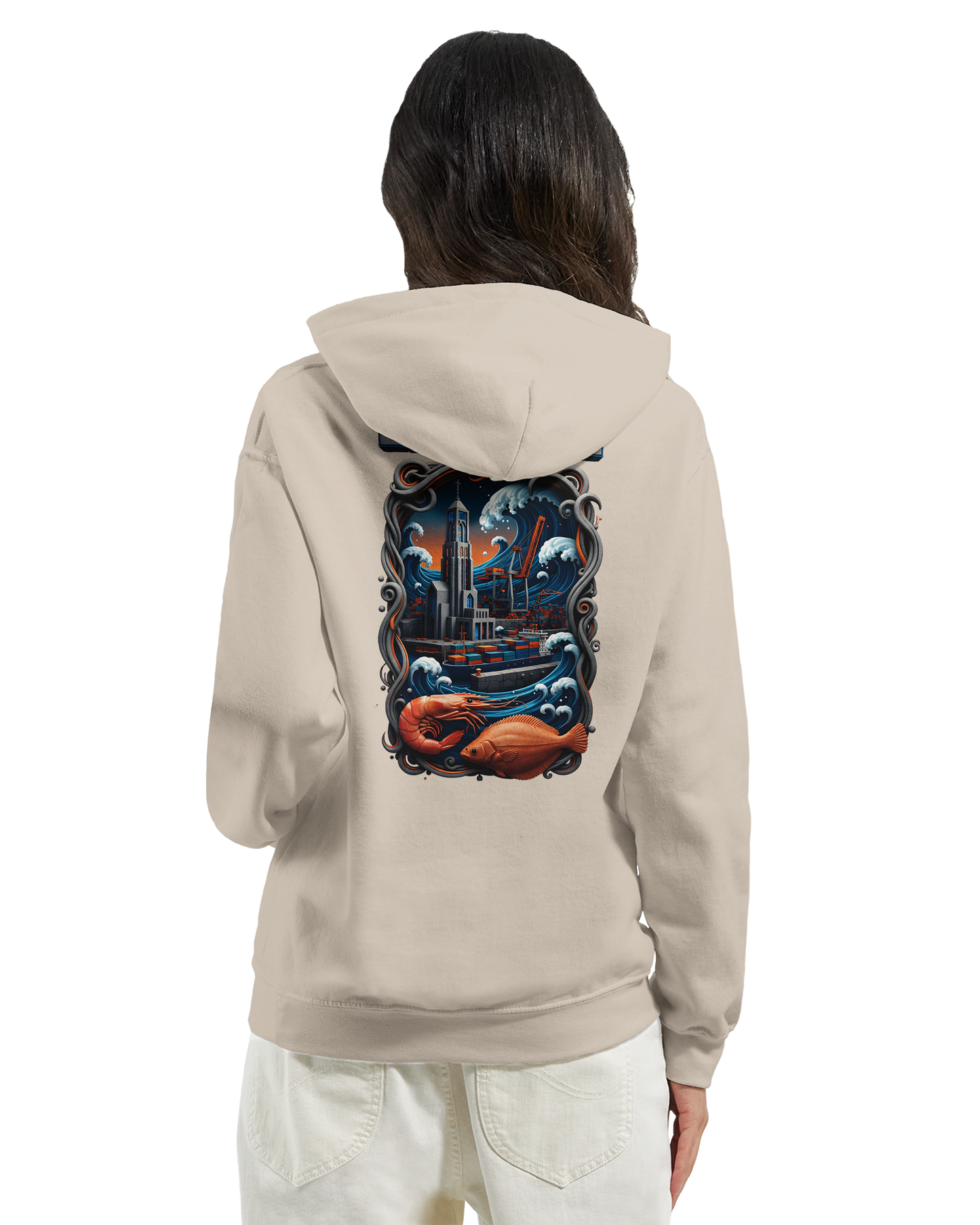Sweat à capuche unisexe Le Havre