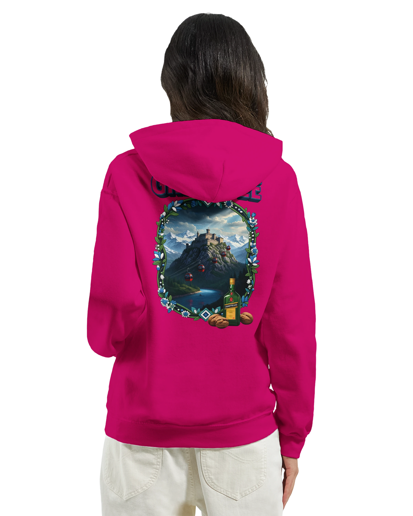 Kapuzenpullover Grenoble Stadt in Frankreich Unisex Classic | Gildan® 18500