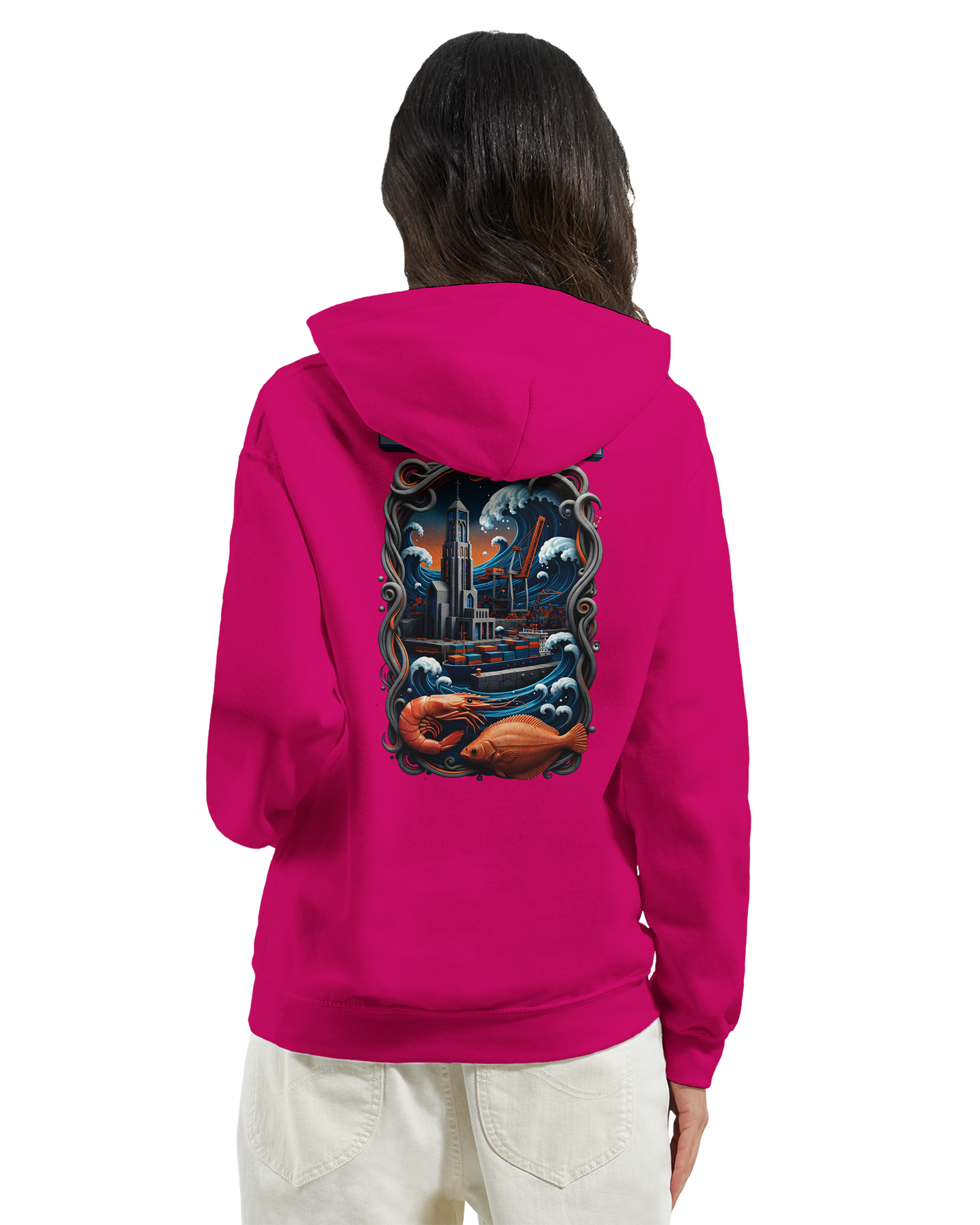 Sweat à capuche unisexe Le Havre
