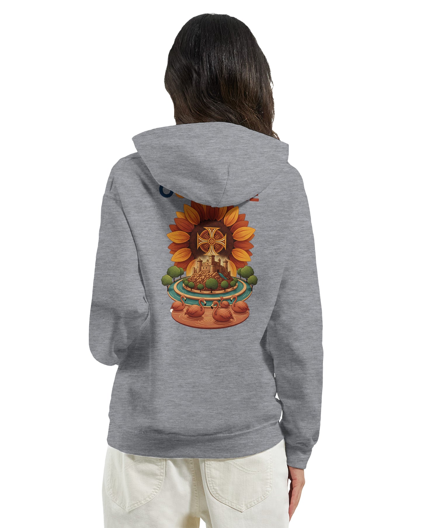 Klassischer Unisex-Kapuzenpullover Okzitanien | Gildan® 18500