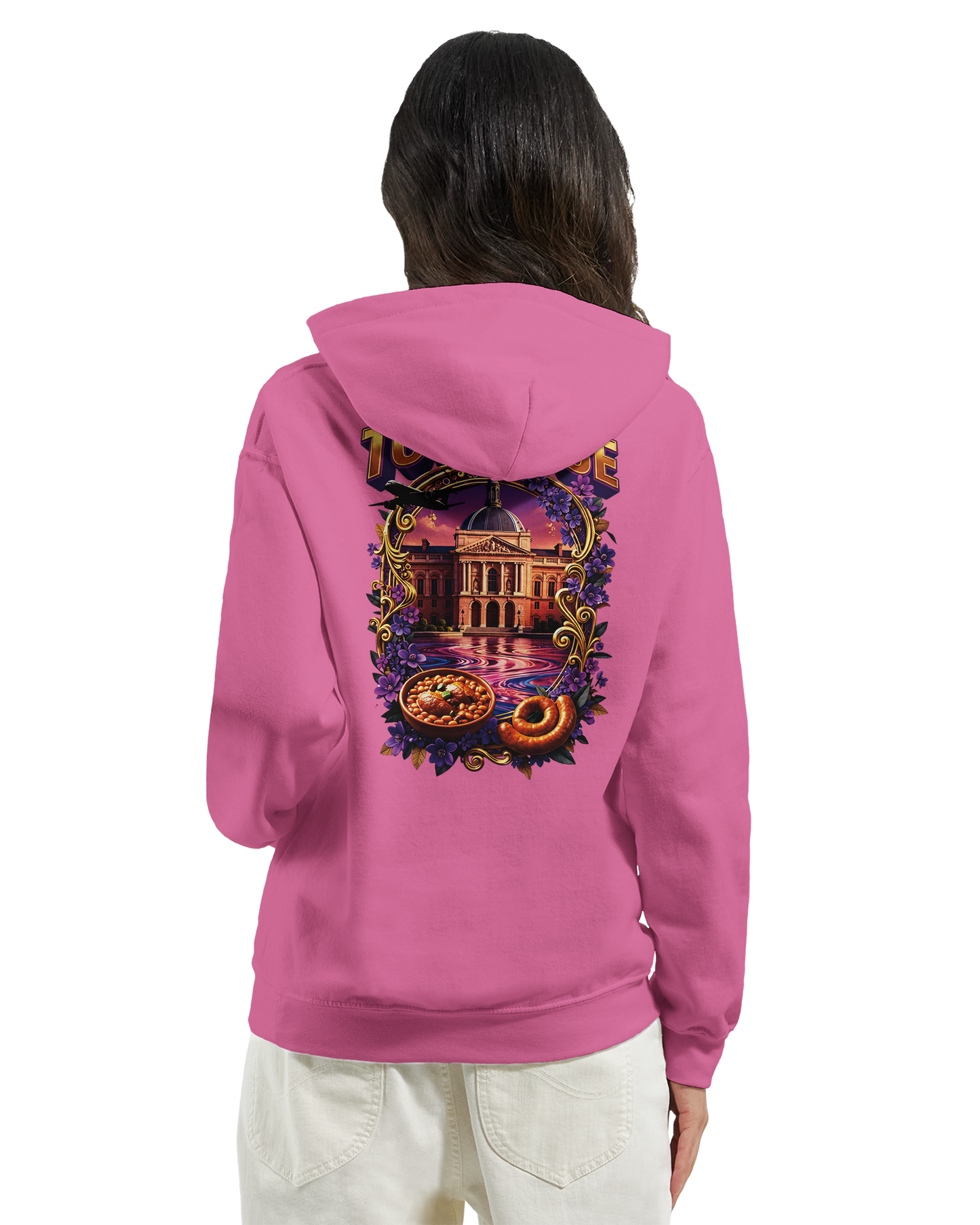 Unisex-Kapuzenpullover Toulouse Stadt Frankreich klassisch | Gildan® 18500