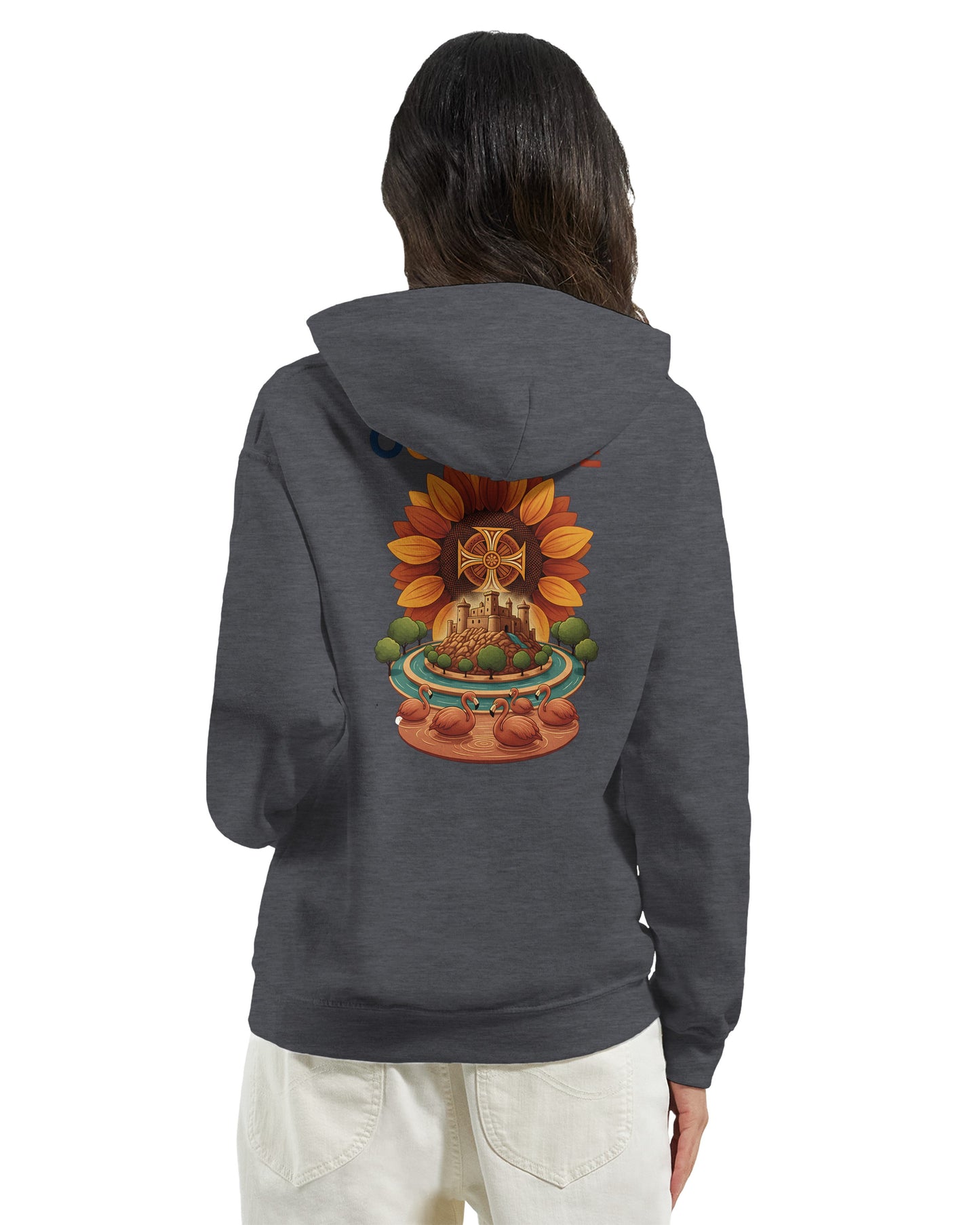 Klassischer Unisex-Kapuzenpullover Okzitanien | Gildan® 18500