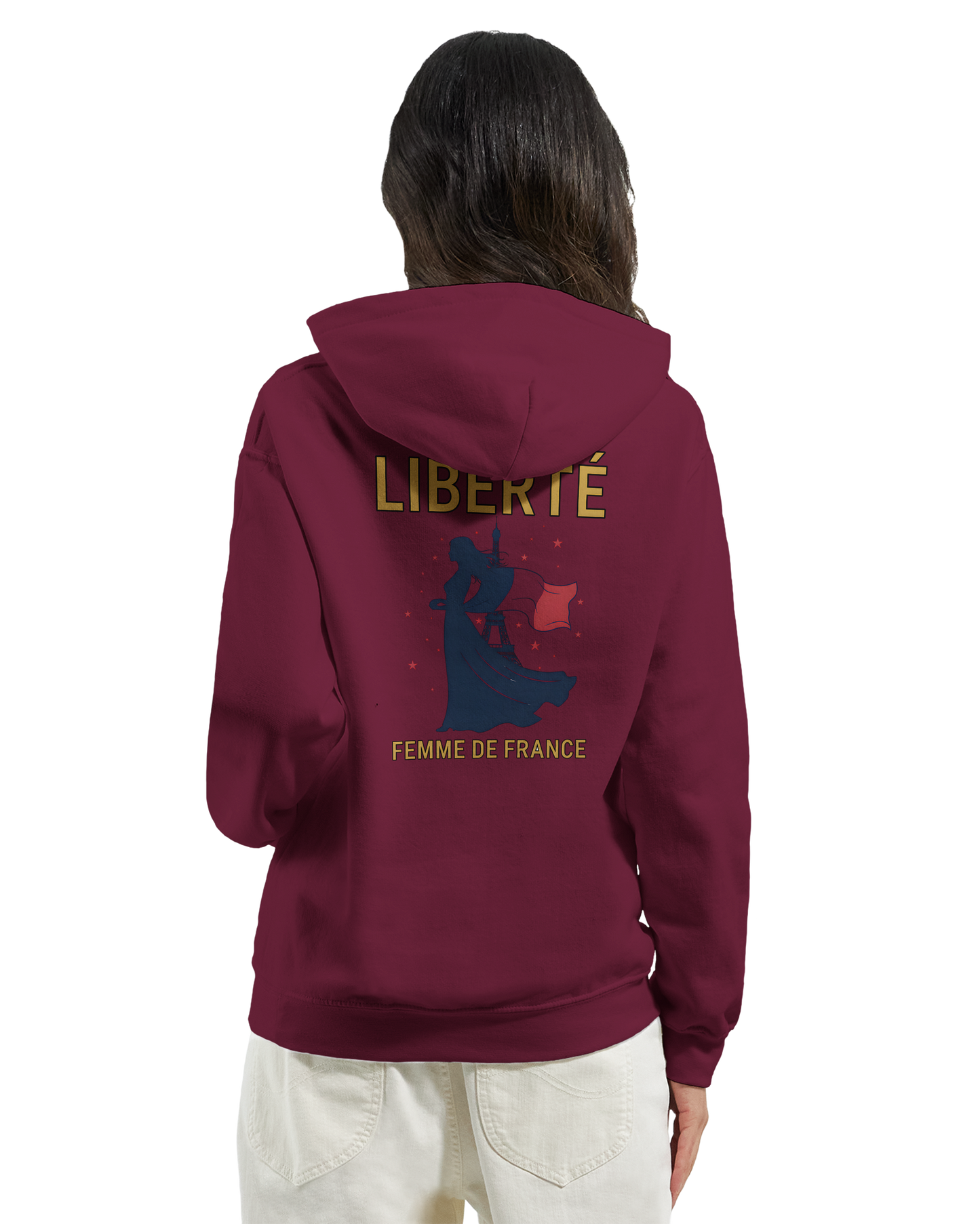 Kapuzenpullover Freiheit Damen French Classic Stil | Gildan® 18500
