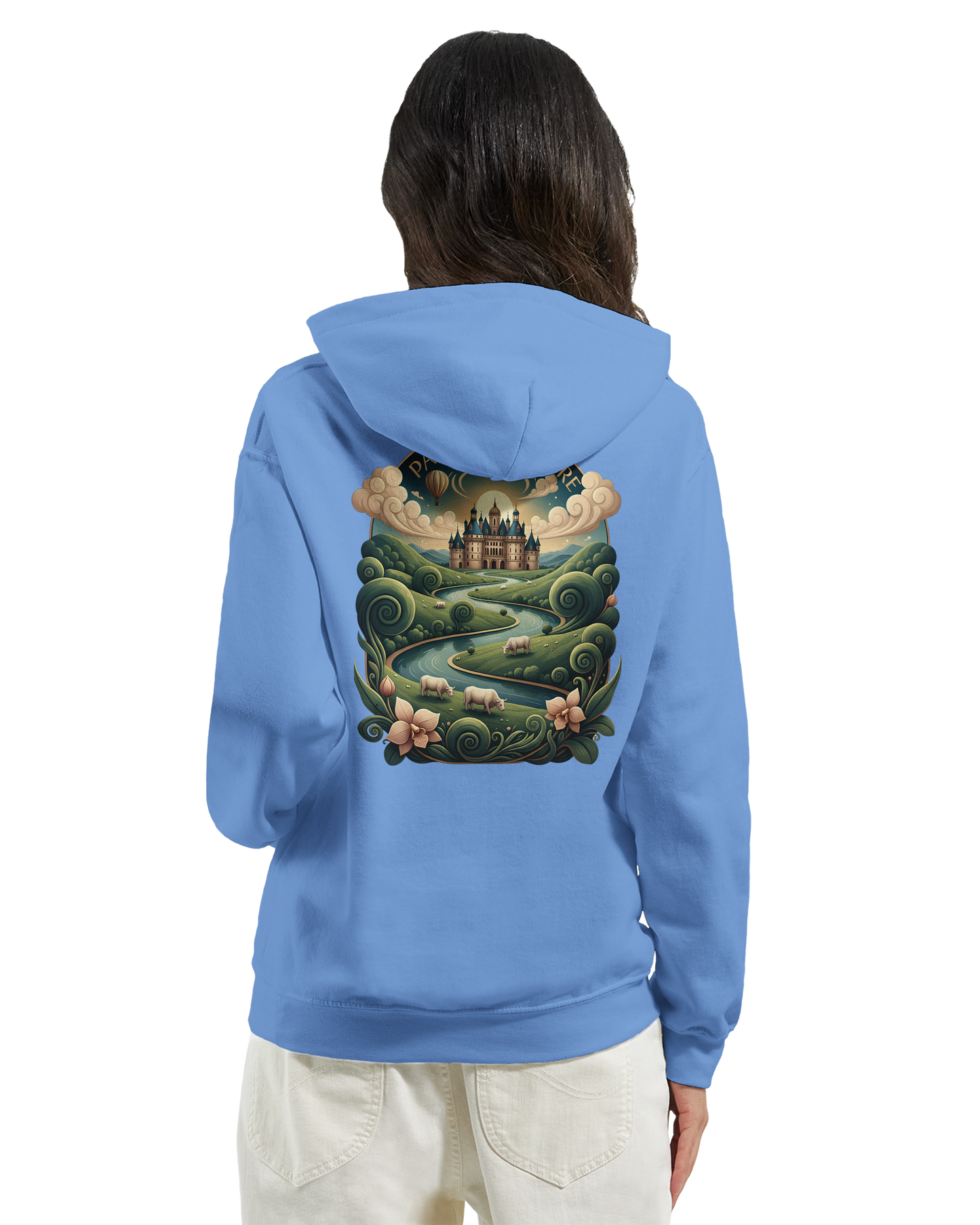 Klassischer Unisex-Kapuzenpullover Pays de la Loire | Gildan® 18500