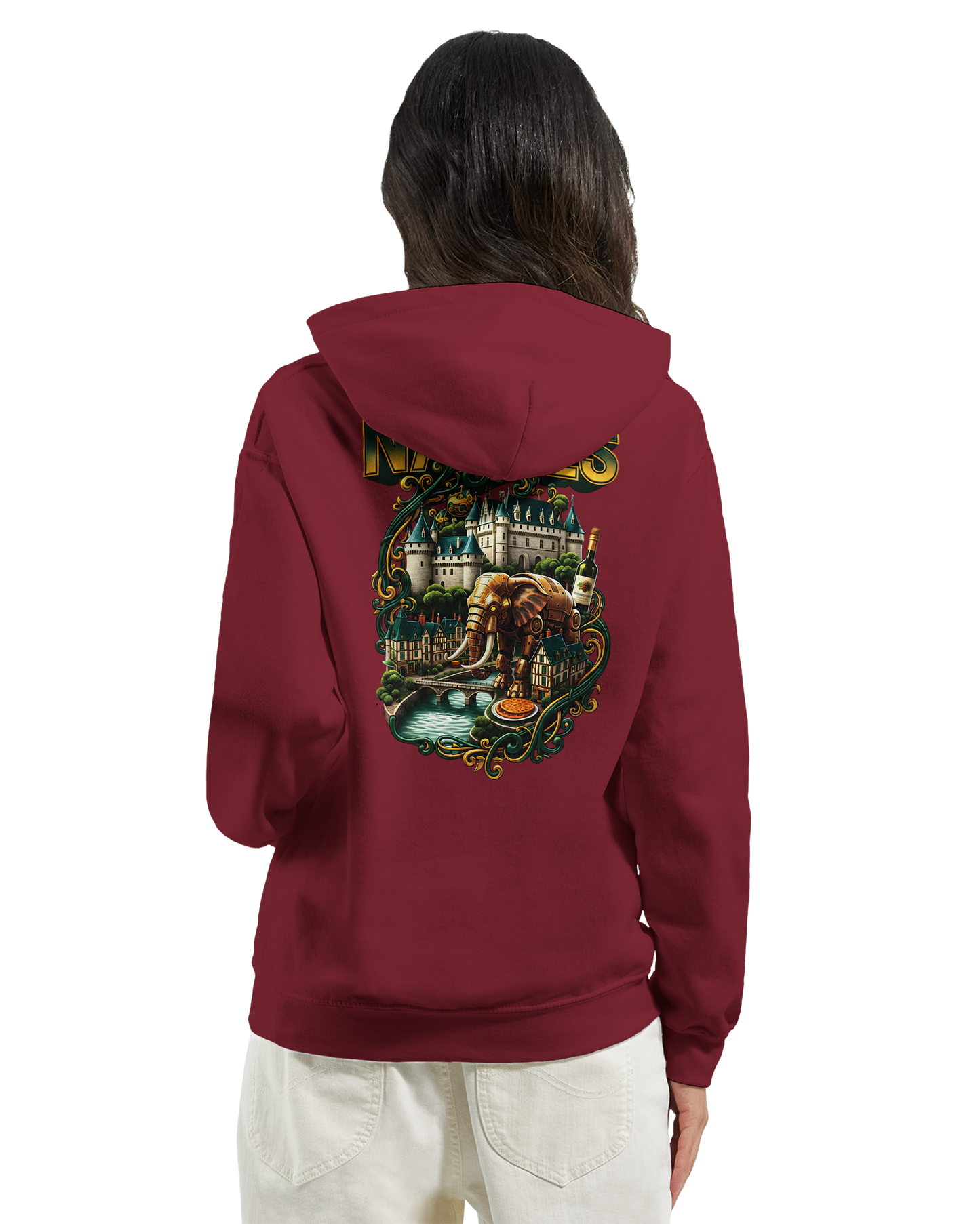 Unisex-Kapuzenpullover Nantes Stadt Frankreich klassisch | Gildan® 18500