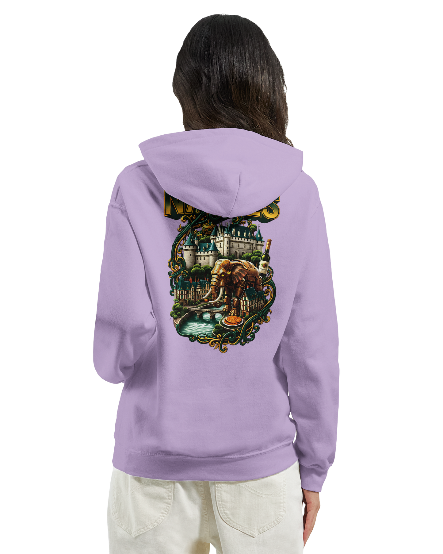 Unisex-Kapuzenpullover Nantes Stadt Frankreich klassisch | Gildan® 18500