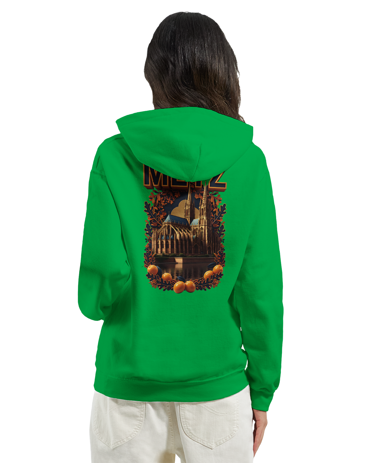 Unisex-Hoodie Metz Stadt Frankreich klassisch | Gildan® 18500