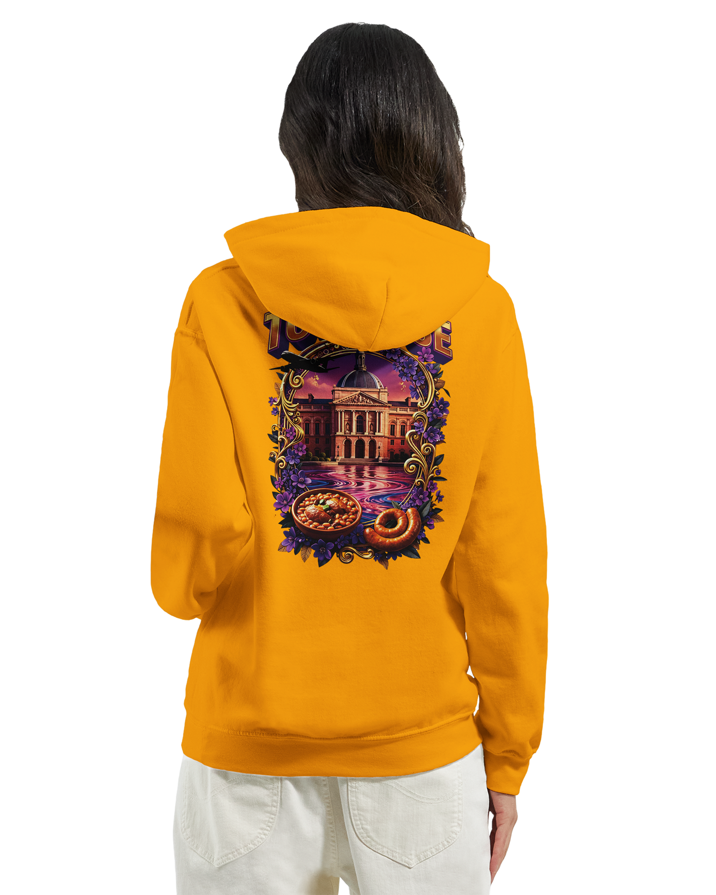 Unisex-Kapuzenpullover Toulouse Stadt Frankreich klassisch | Gildan® 18500